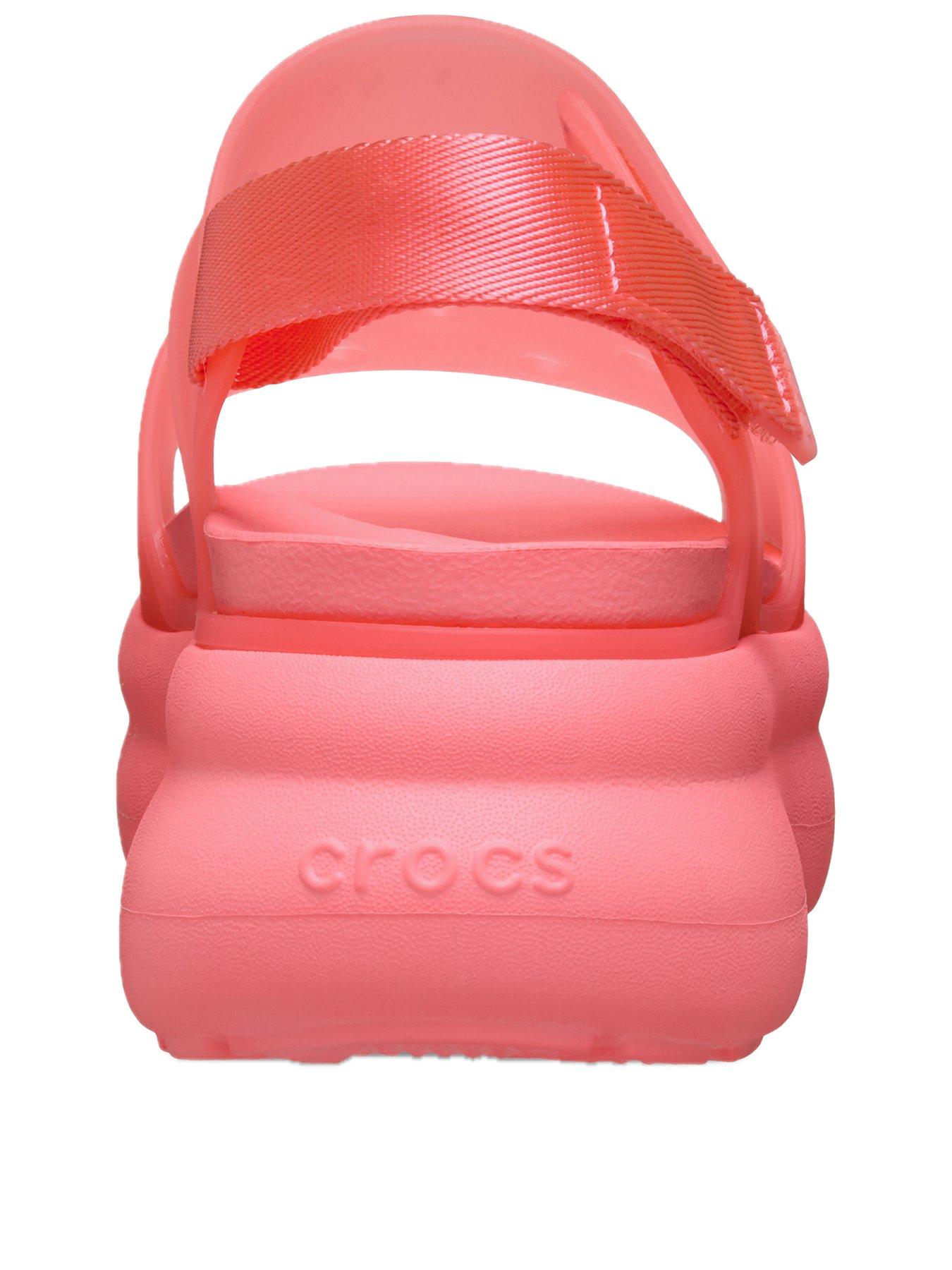 Image 3 of 6 of Crocs Soho Frosted Y Strap Sandals - Guava