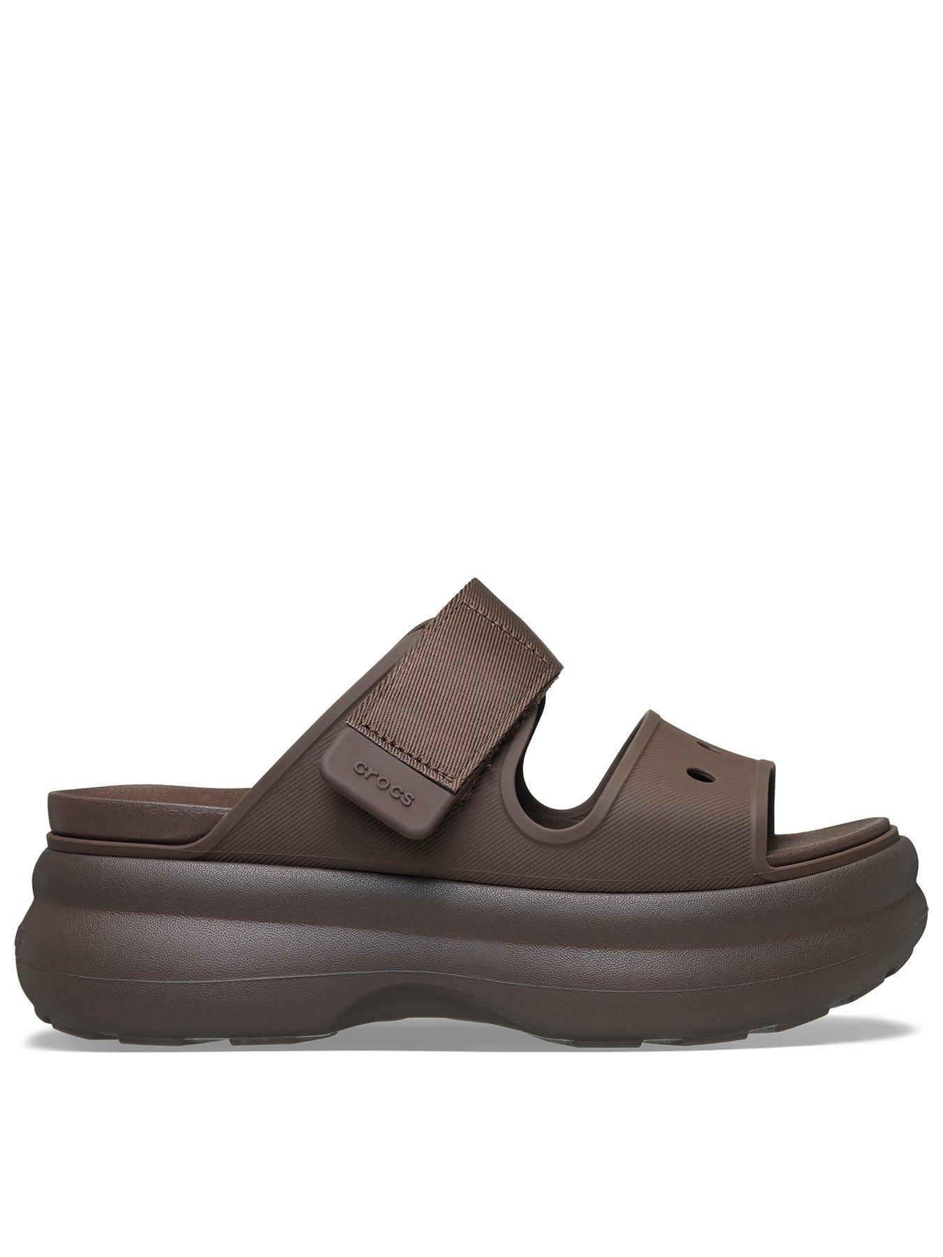 crocs-soho-two-strap-sandal-coffeefront