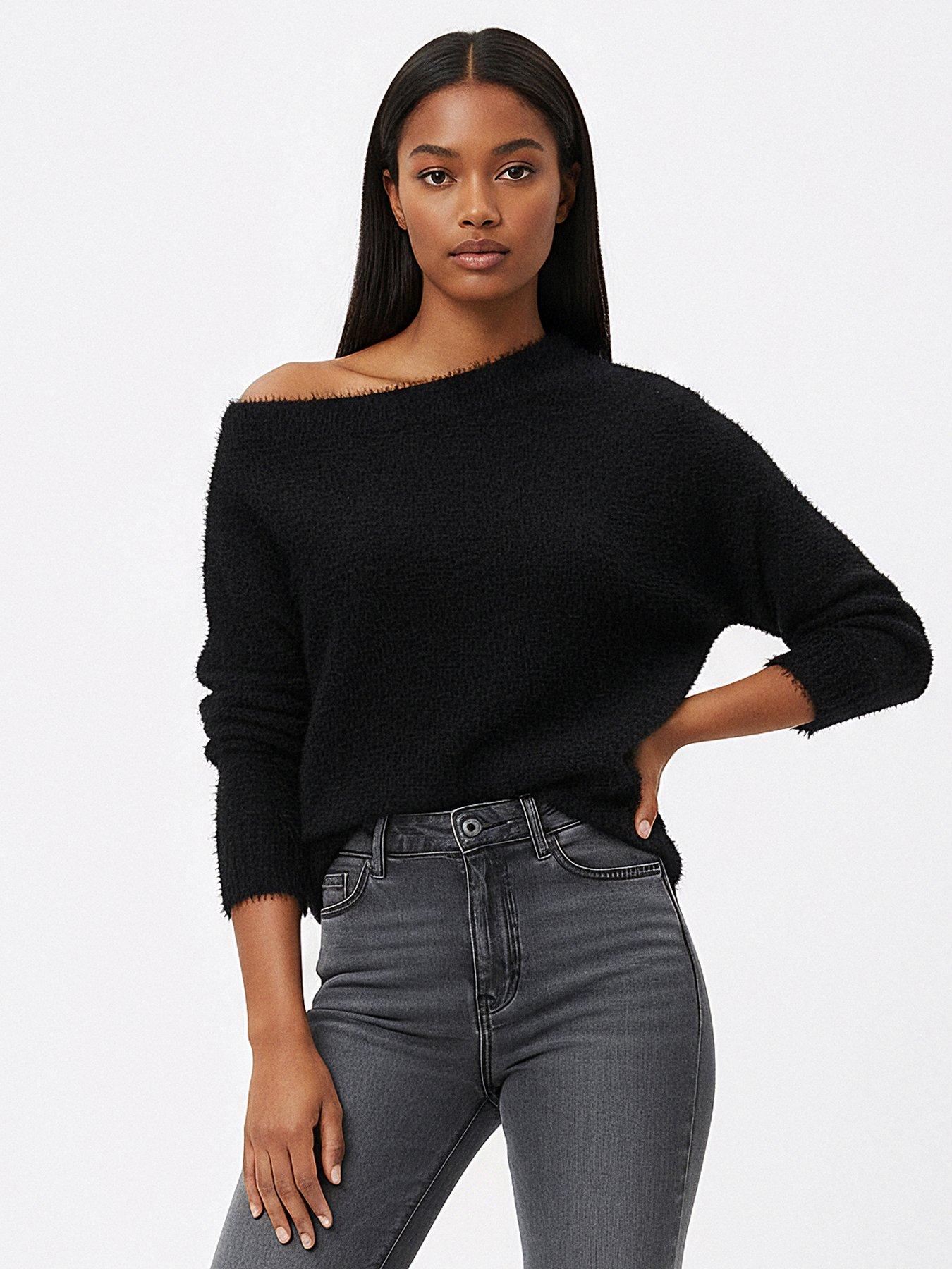 religion-boatneck-natural-jumper-in-soft-feather-yarn