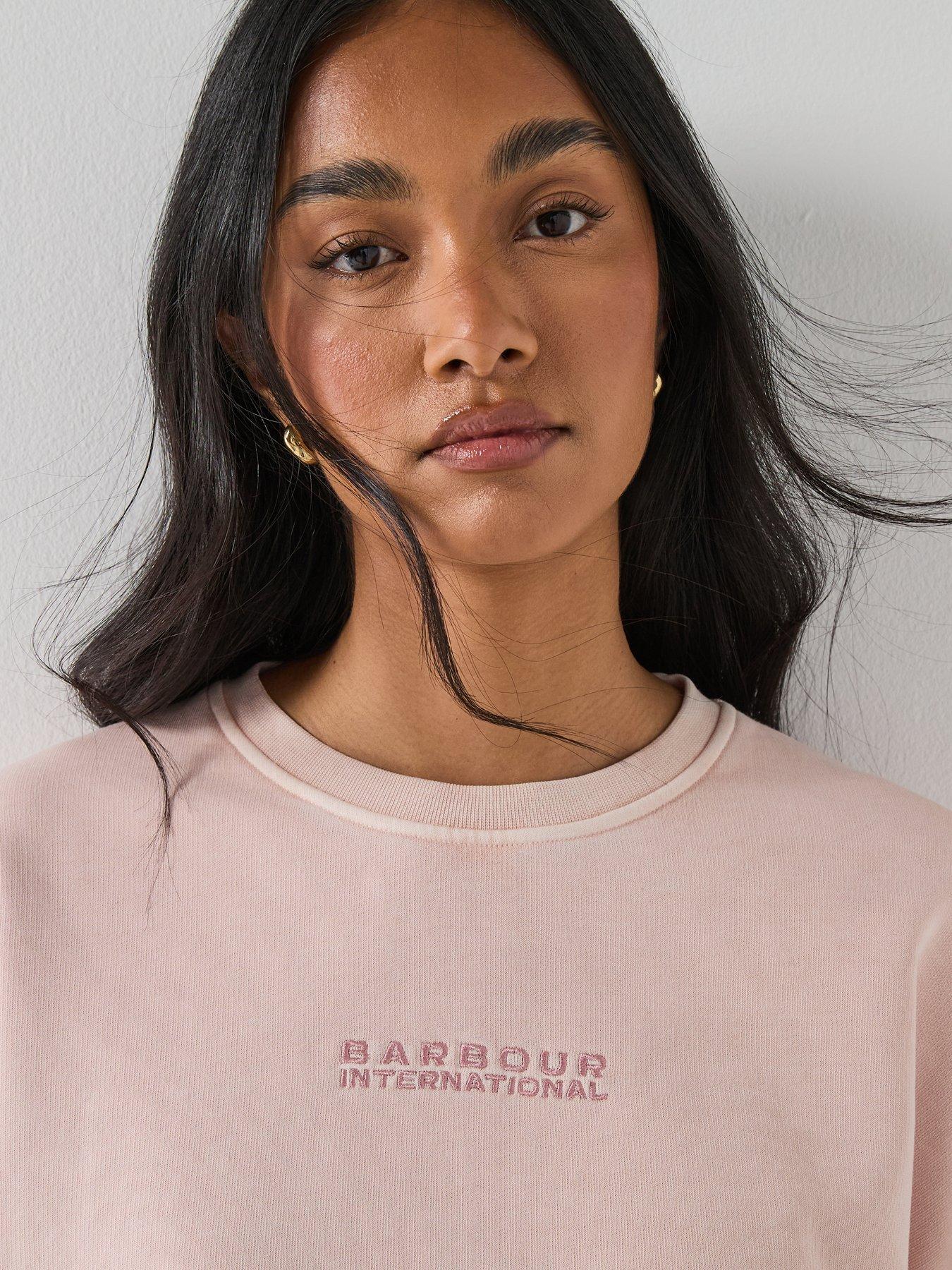 Image 4 of 6 of Barbour International Lyra Sweatshirt - Pink