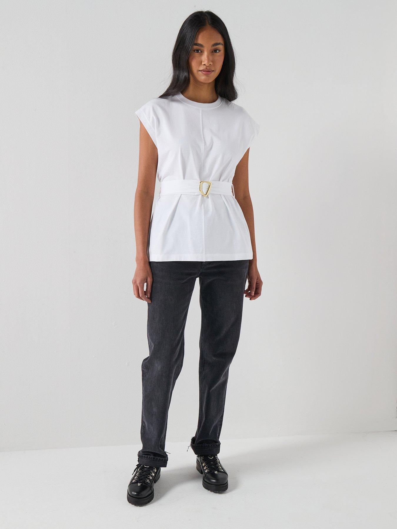 Image 5 of 6 of Barbour International B.intl Alexis Top - White