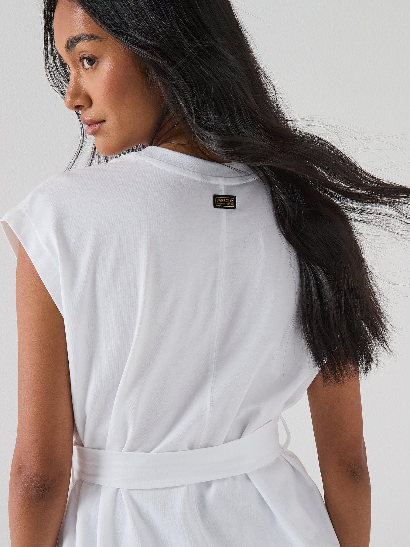 Image 6 of 6 of Barbour International B.intl Alexis Top - White