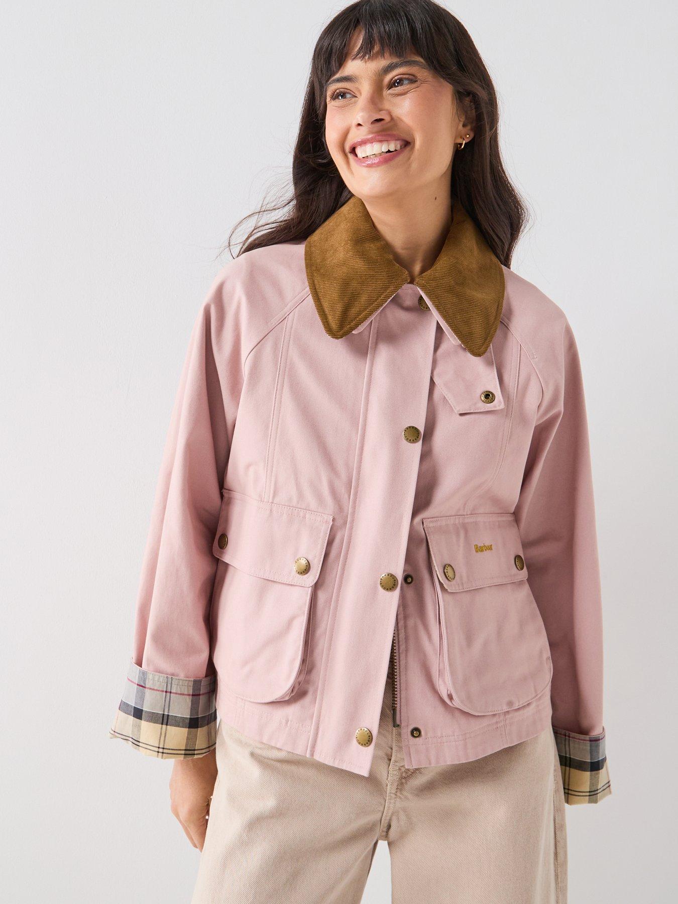 Barbour Cropped Beadnell Casual Jacket - Pink