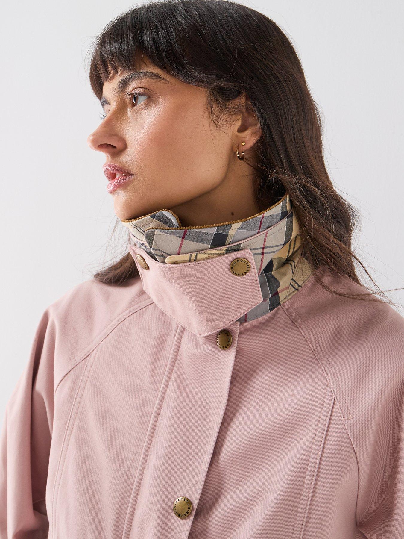 Image 5 of 6 of Barbour Cropped Beadnell Casual Jacket - Pink