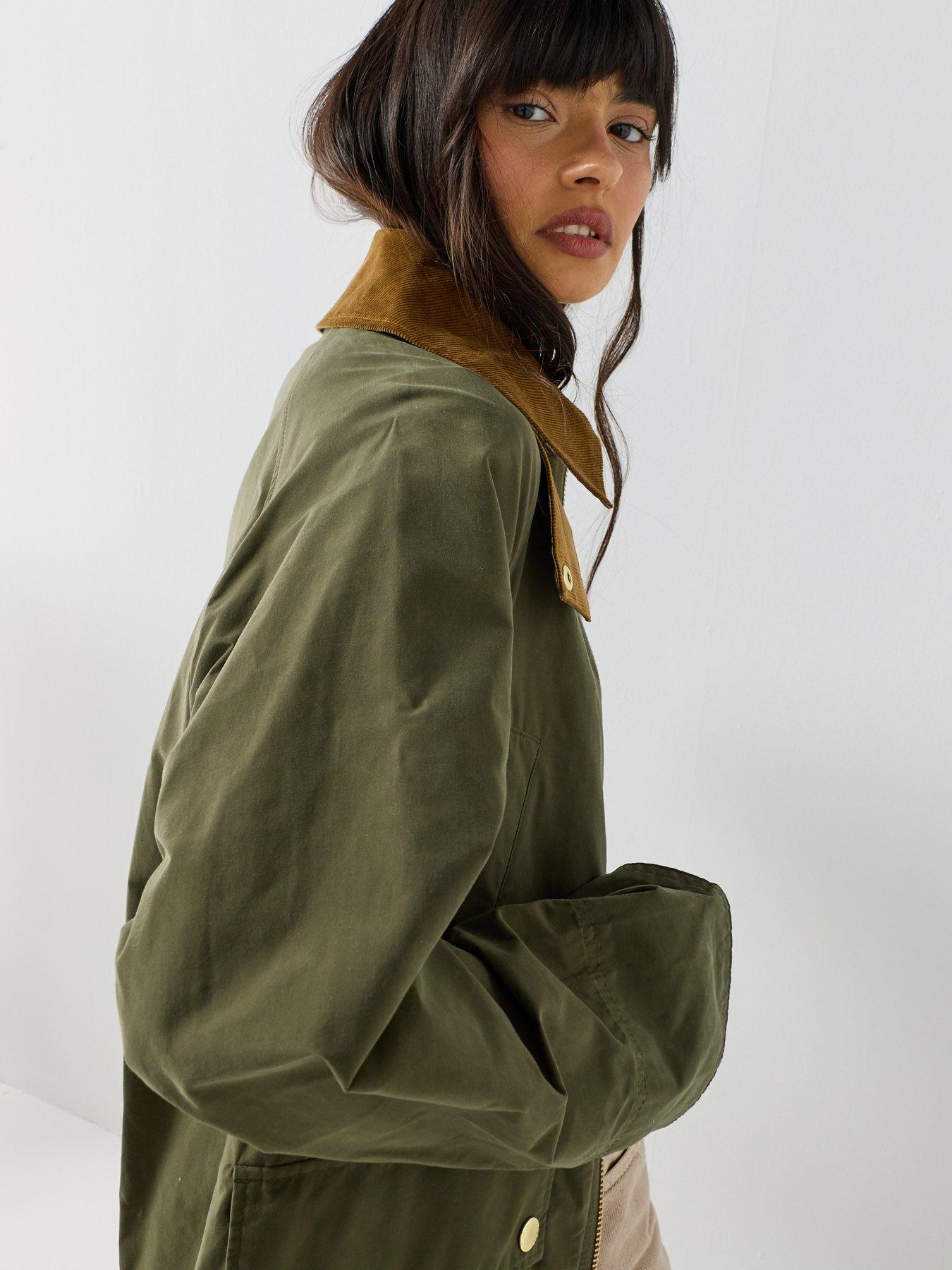barbour-icons-bedale-showerproof-jacket-greendetail