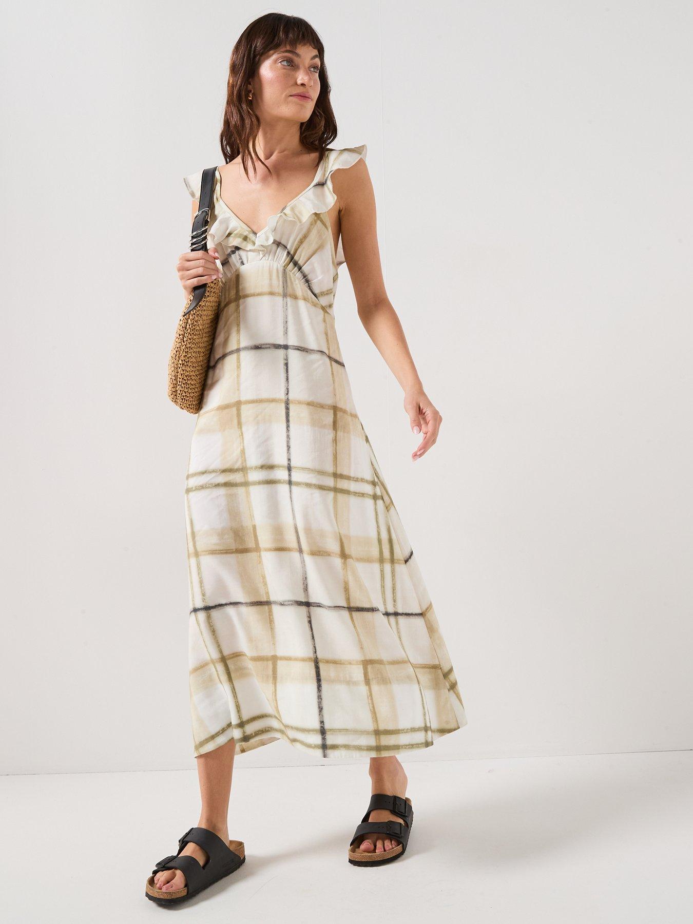 Barbour Gianna Midi Dress - Yellow