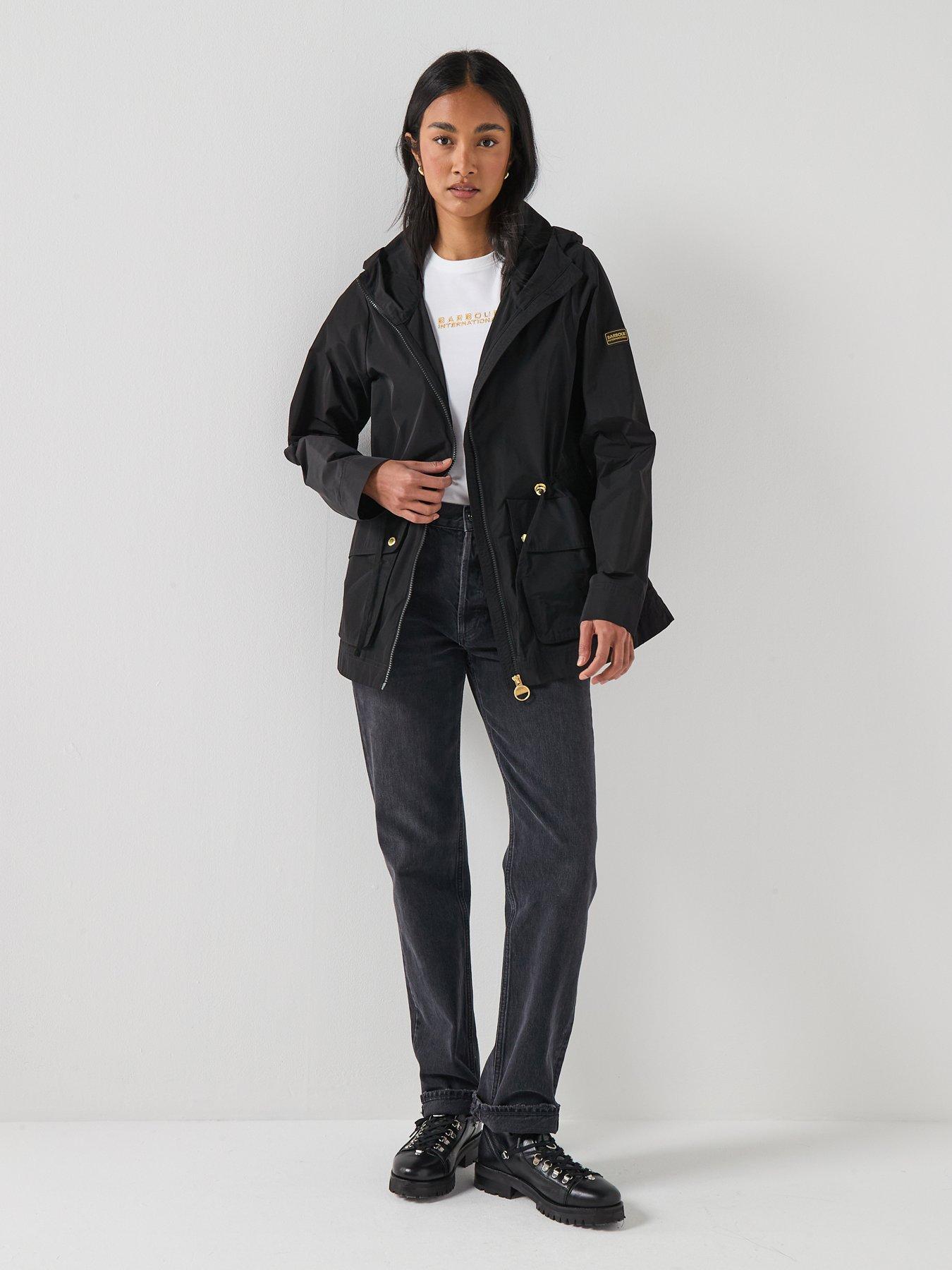 Image 3 of 6 of Barbour International Piper Showerproof Jacket - Black