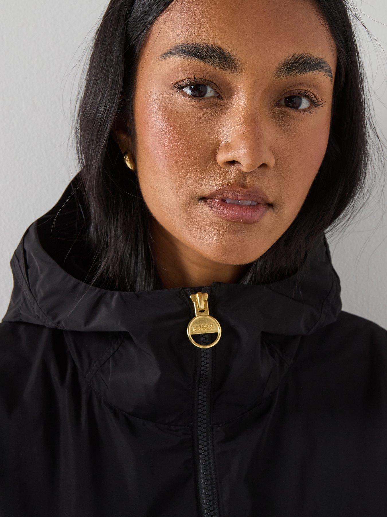 Image 4 of 6 of Barbour International Piper Showerproof Jacket - Black