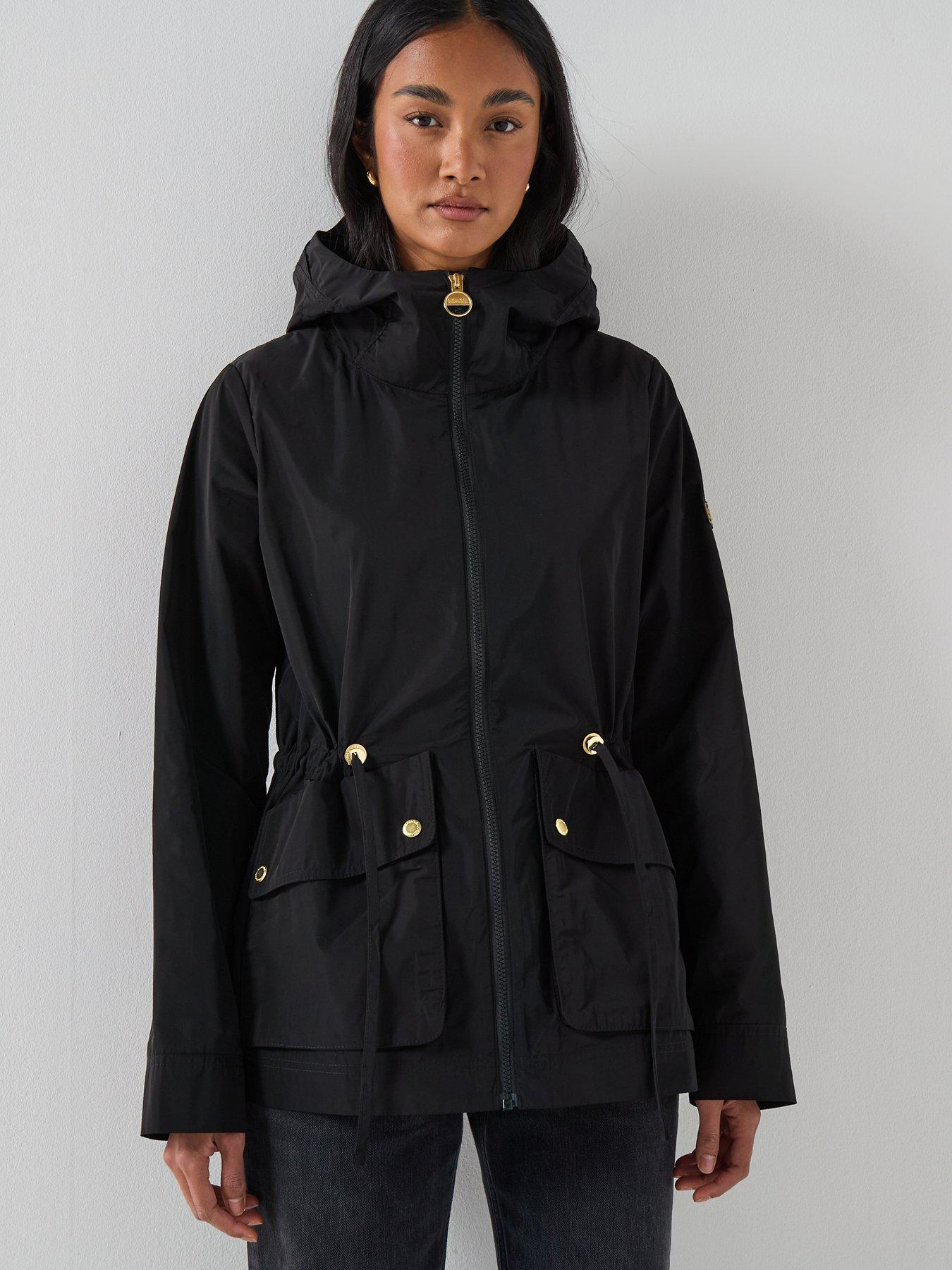 Image 6 of 6 of Barbour International Piper Showerproof Jacket - Black
