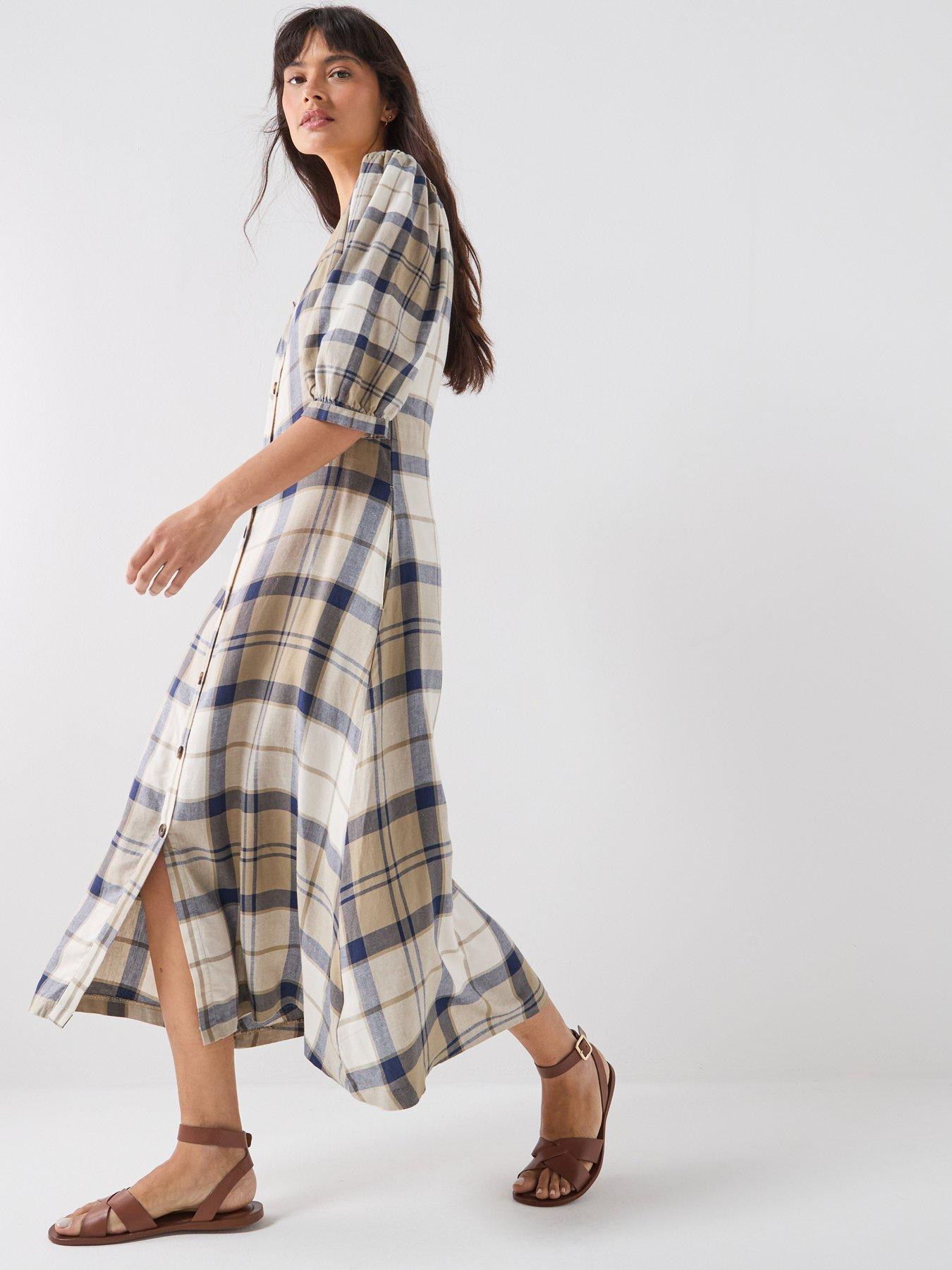 Image 3 of 6 of Barbour Ballina Midi Dress - Navy