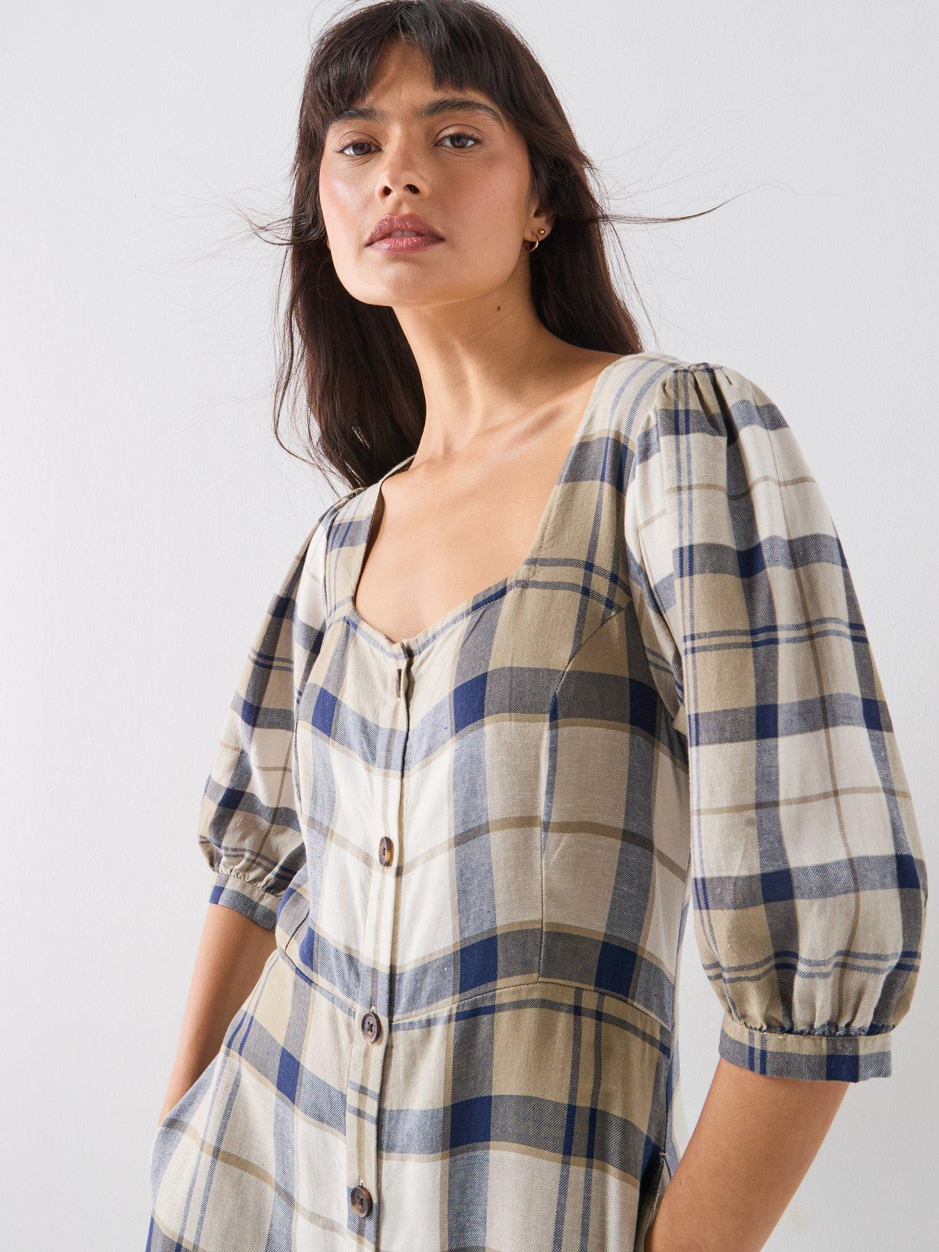 Image 4 of 6 of Barbour Ballina Midi Dress - Navy