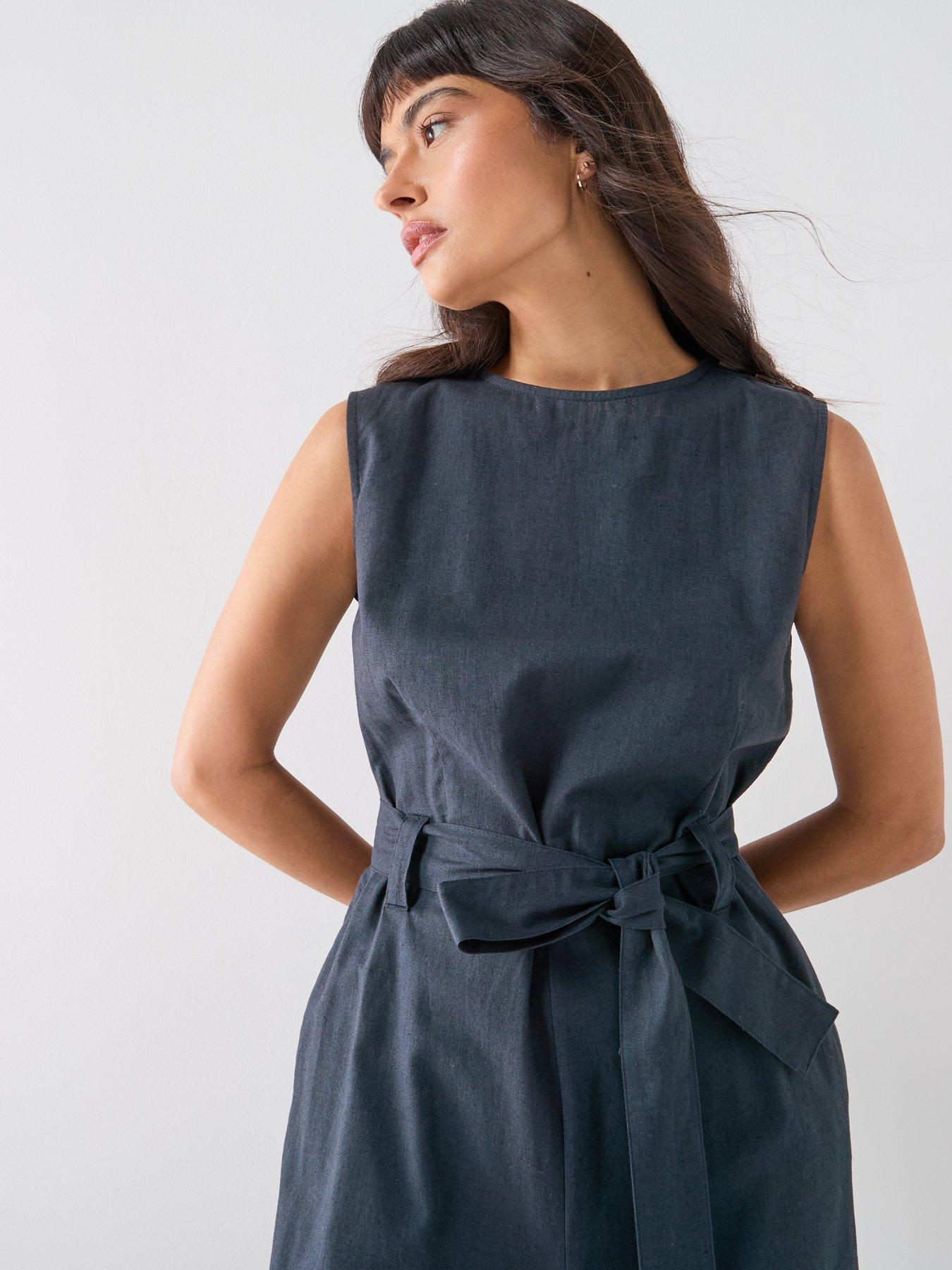 Image 4 of 6 of Barbour Gabby Jumpsuit - Navy