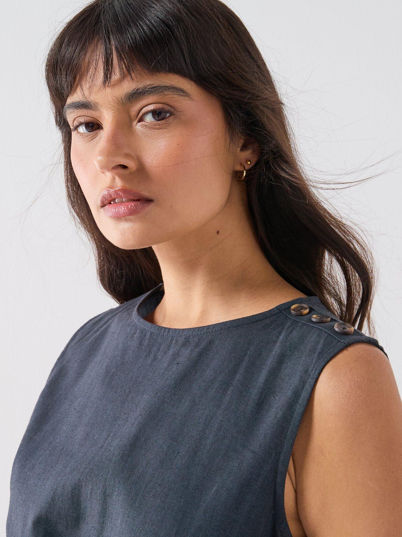Image 5 of 6 of Barbour Gabby Jumpsuit - Navy