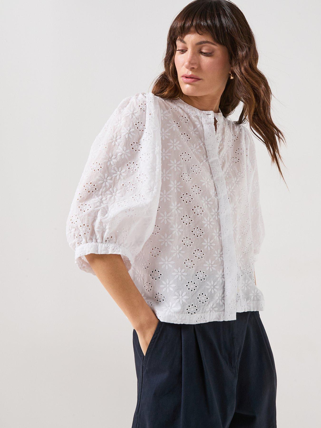 Barbour Layla Top - White