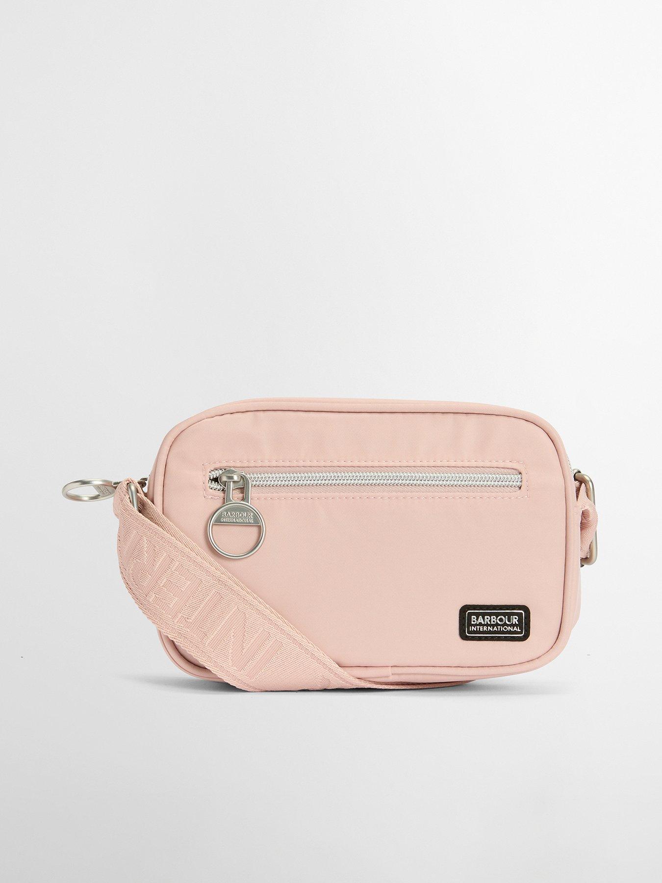 Image 1 of 4 of Barbour International Qualify Micro Crossbody Bag - Pink
