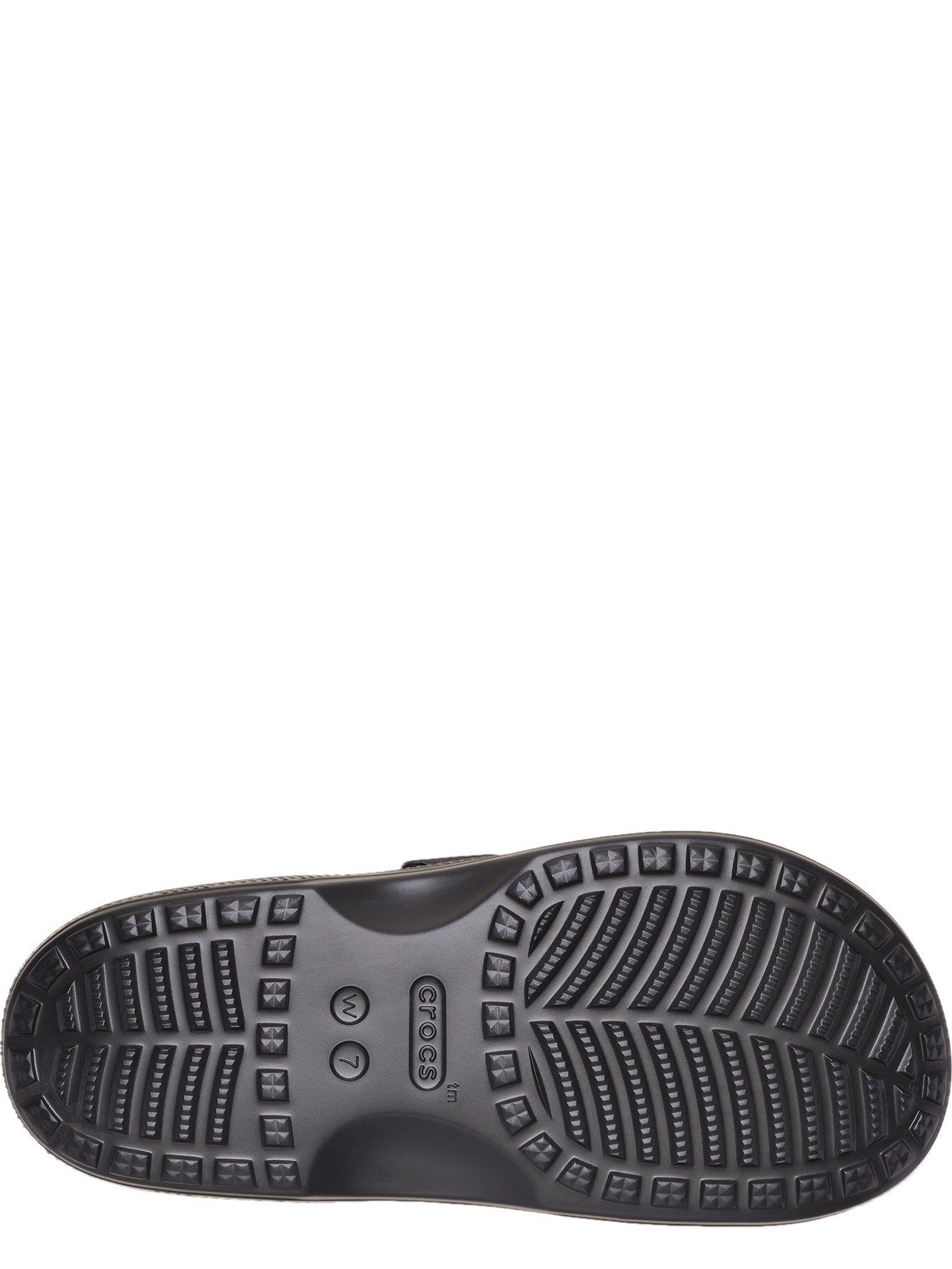 Image 5 of 6 of Crocs Classic Metallic Buckle Sandal - Black