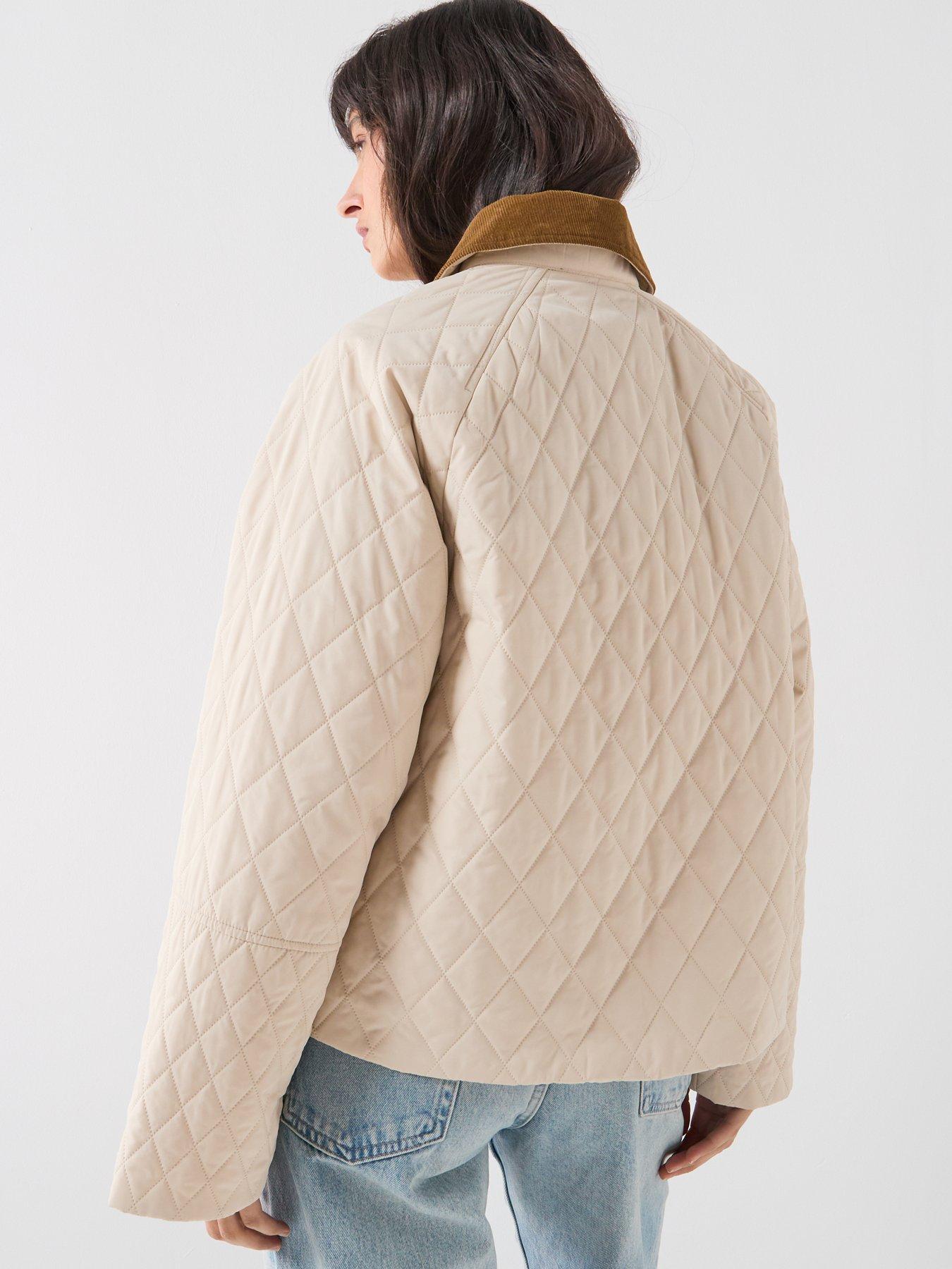 Image 2 of 5 of Barbour Kirkby Quilted Jacket - Cream