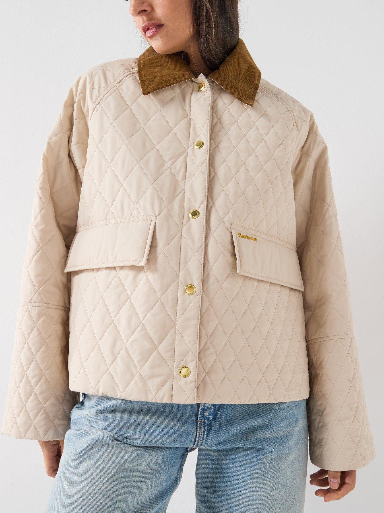 Image 5 of 5 of Barbour Kirkby Quilted Jacket - Cream