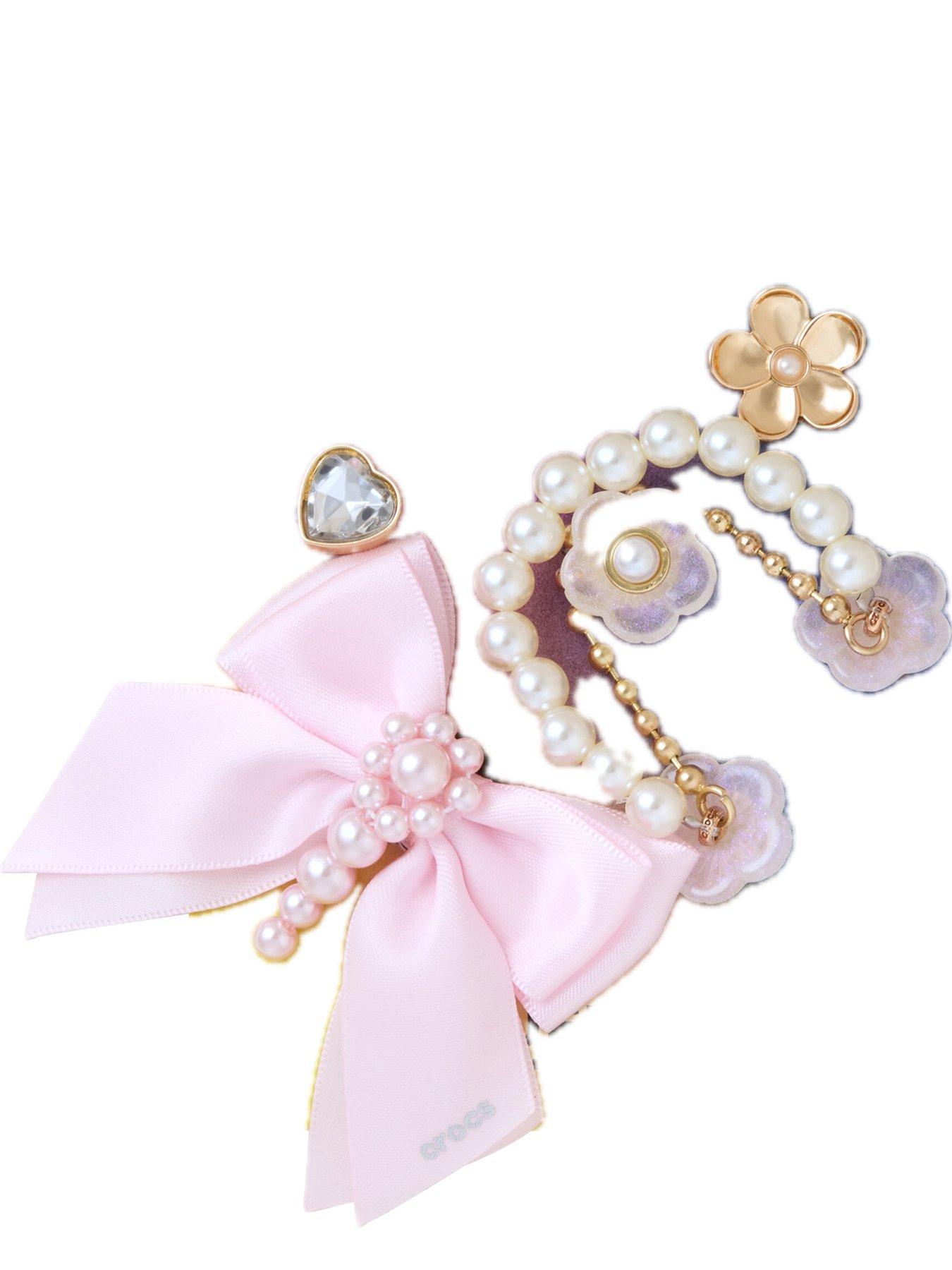 Image 4 of 5 of Crocs Gorgeous Pearls Jibbitz 5 Pack - Multi