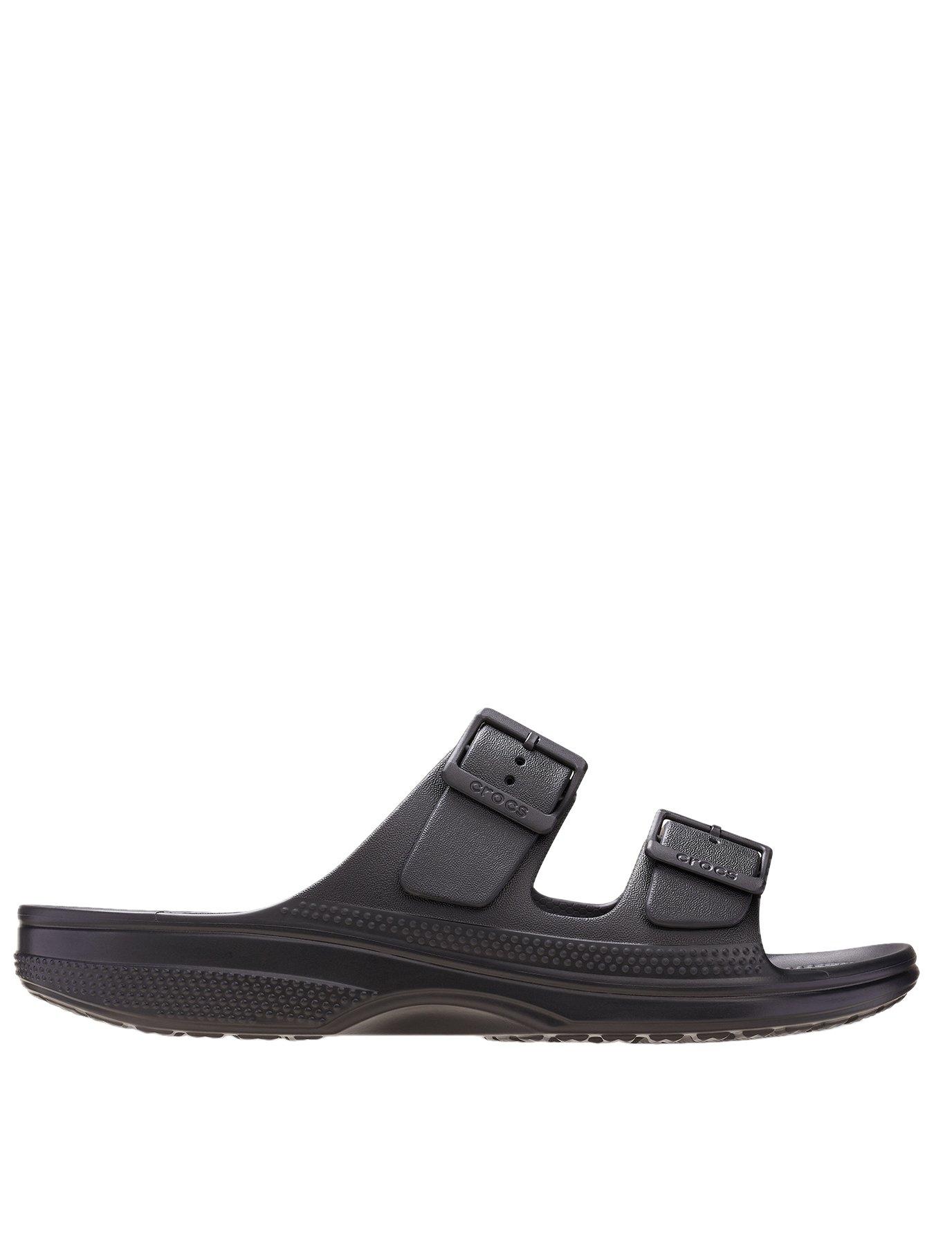 crocs-classic-buckle-sandal-blackfront