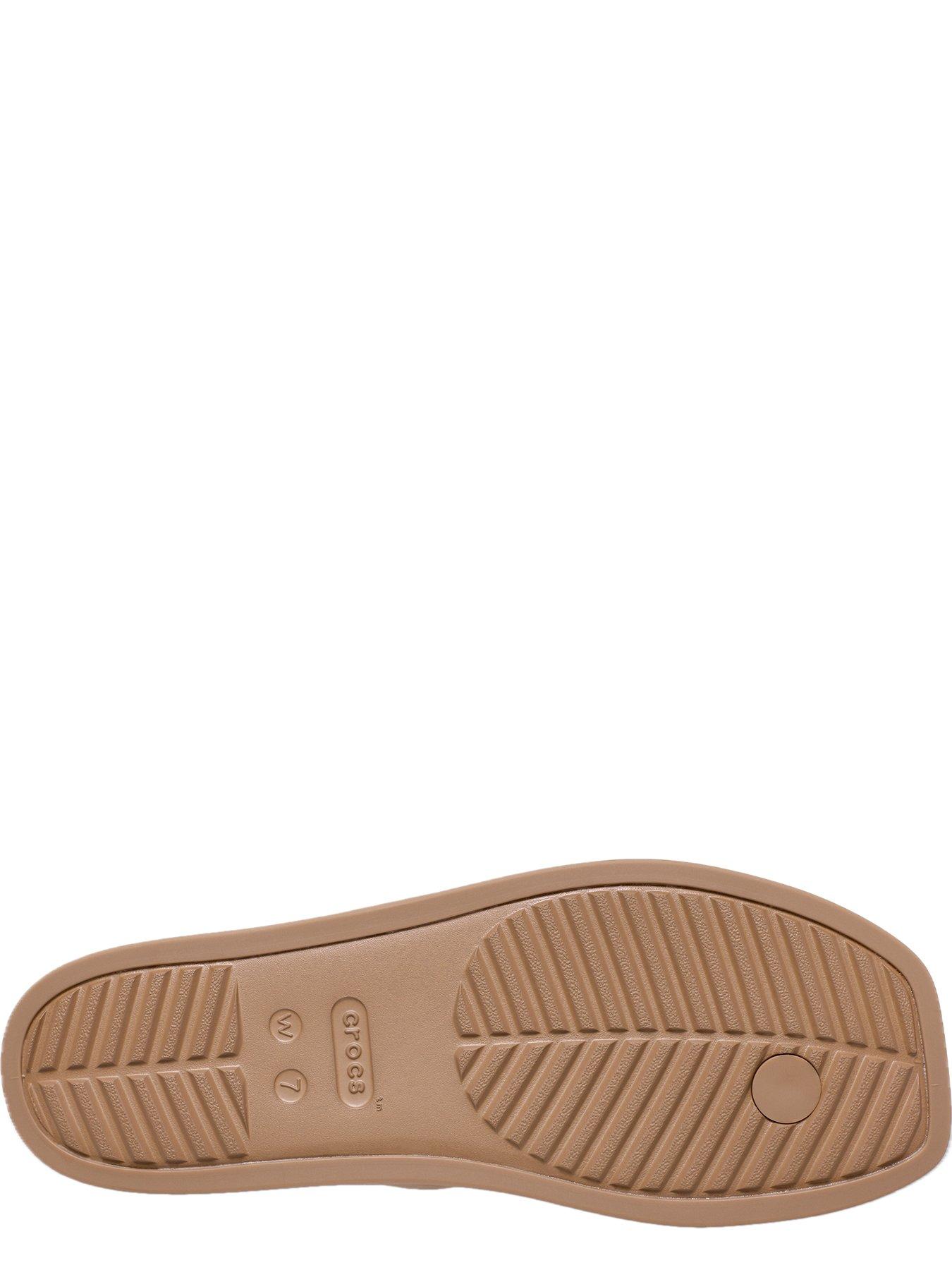 crocs-miami-toe-loop-sandal-milk-chocolatedetail