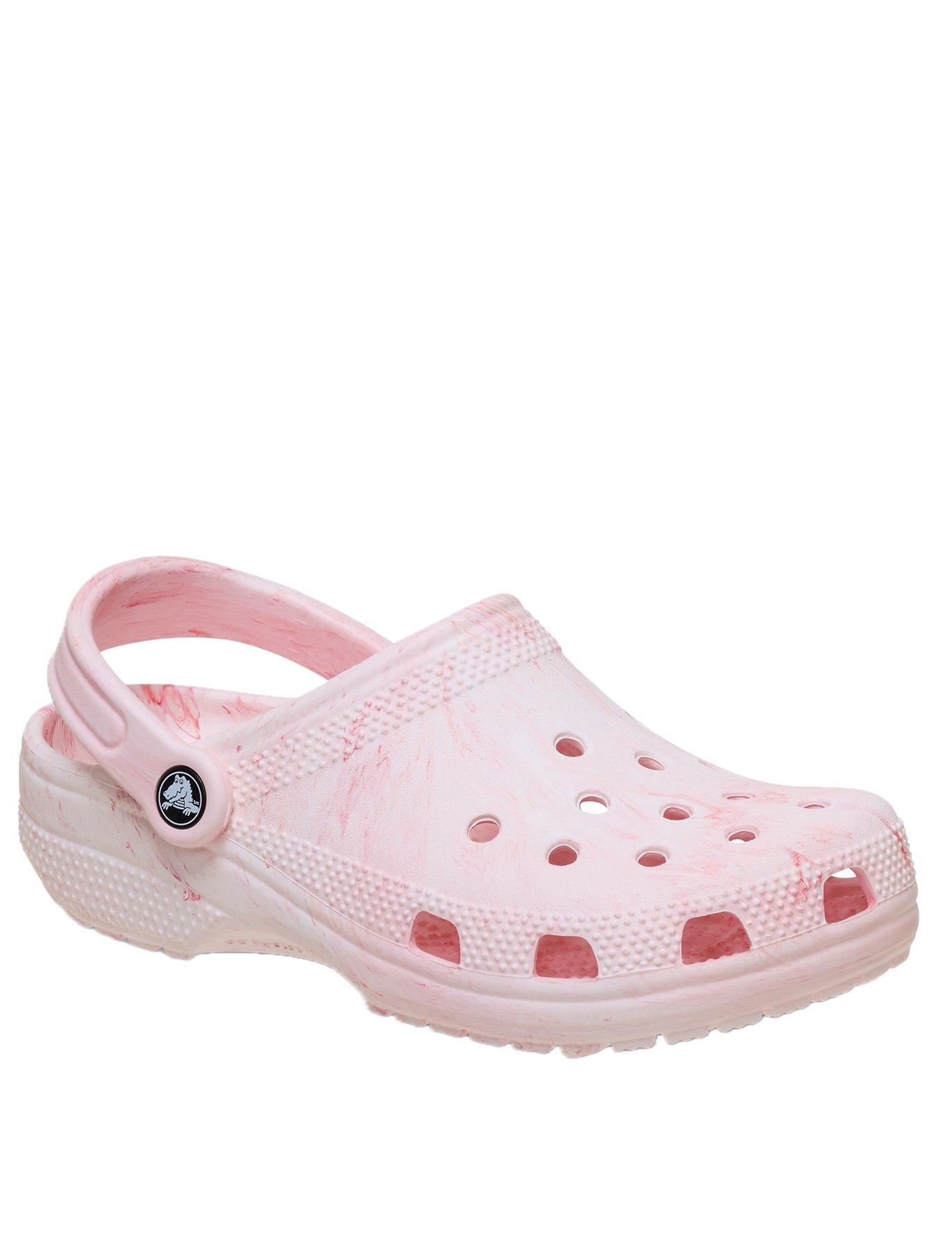 Image 2 of 5 of Crocs Classic Watercolor Marbled Clogs - Guava Swirl
