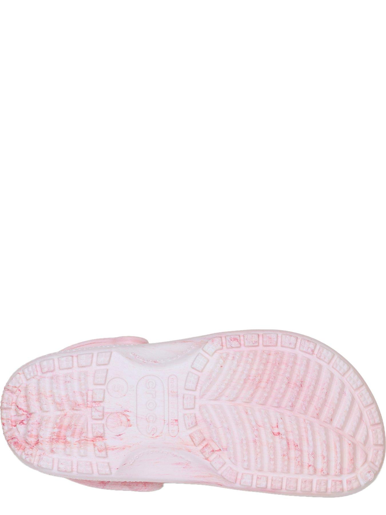 Image 4 of 5 of Crocs Classic Watercolor Marbled Clogs - Guava Swirl