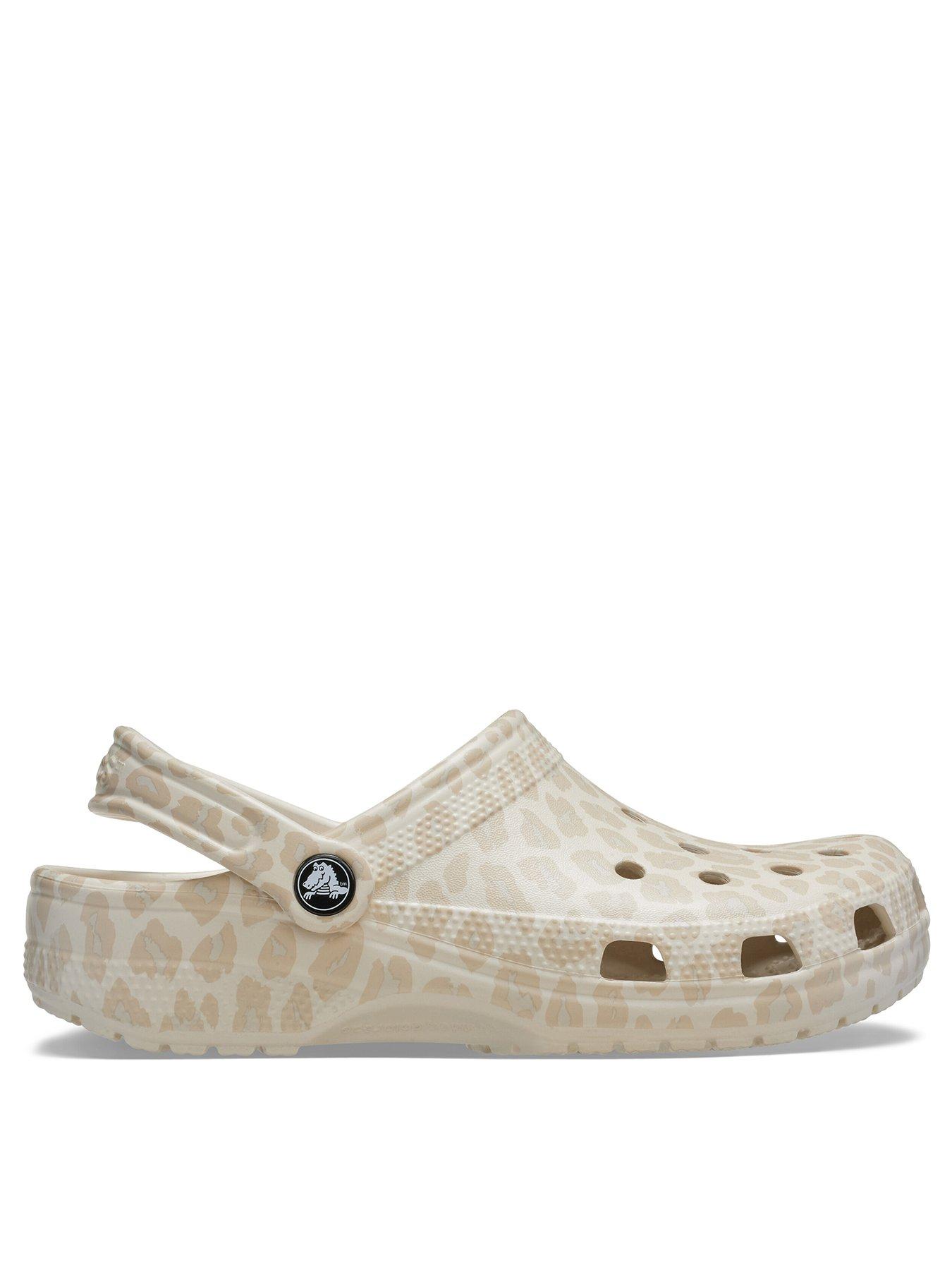 Crocs Classic Animal Clog - Almond Tint/Leopard
