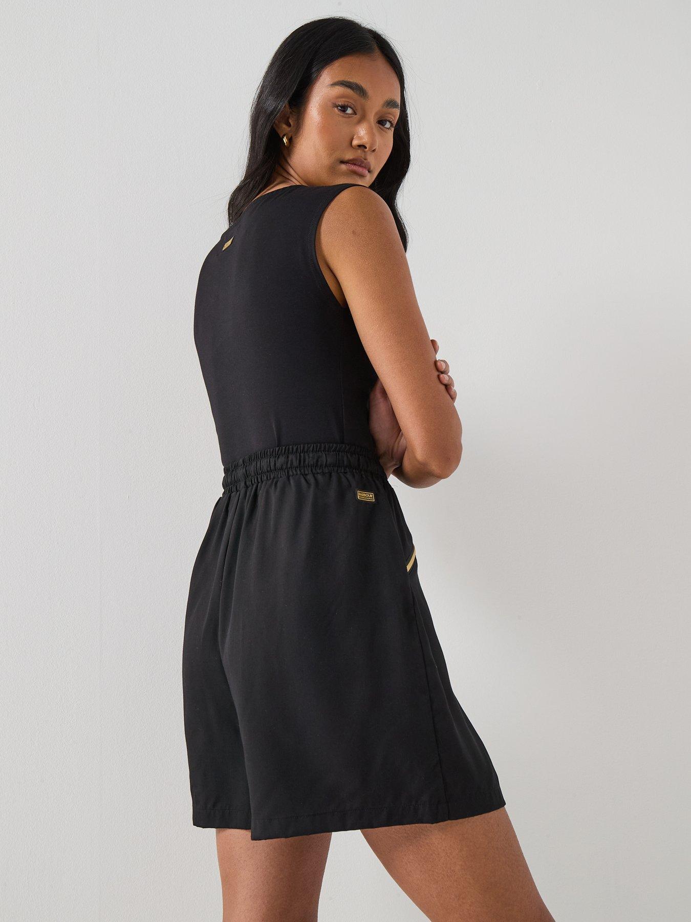 Image 5 of 6 of Barbour International Brianna Shorts - Black