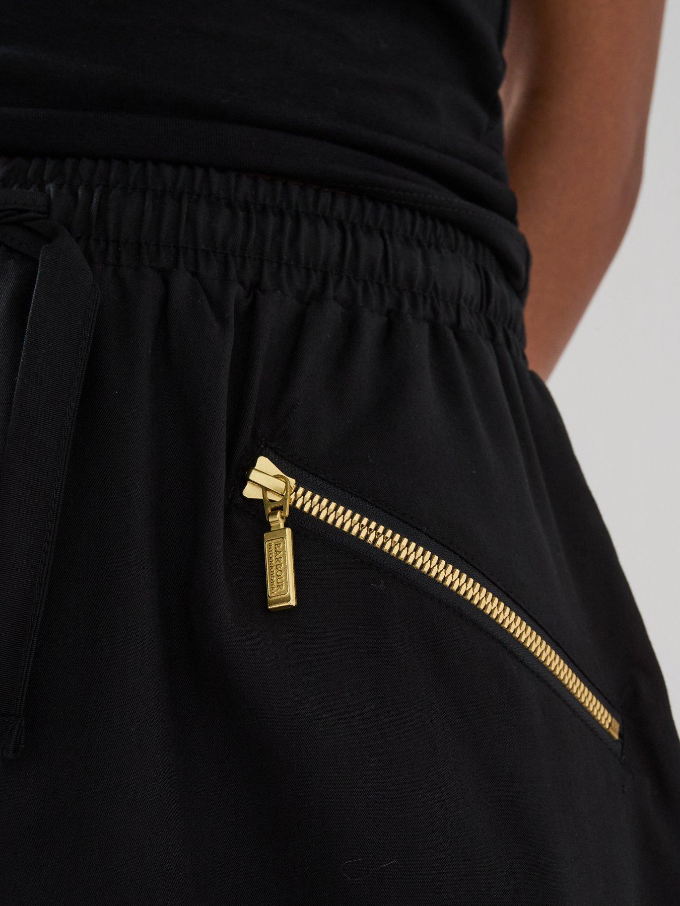 Image 6 of 6 of Barbour International Brianna Shorts - Black
