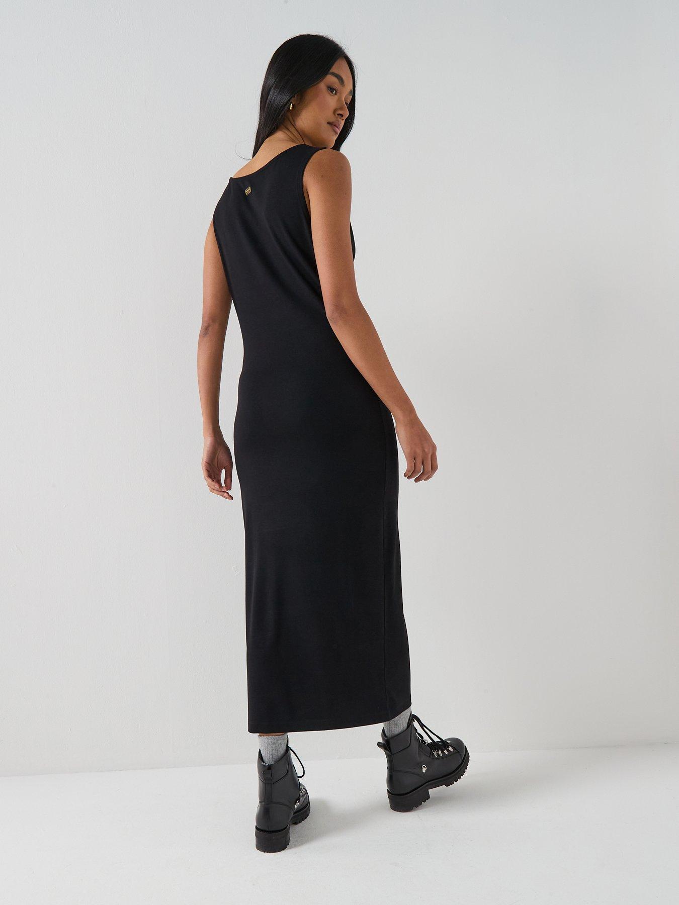 Image 2 of 6 of Barbour International BIntl Gigi Midi Dress - Black