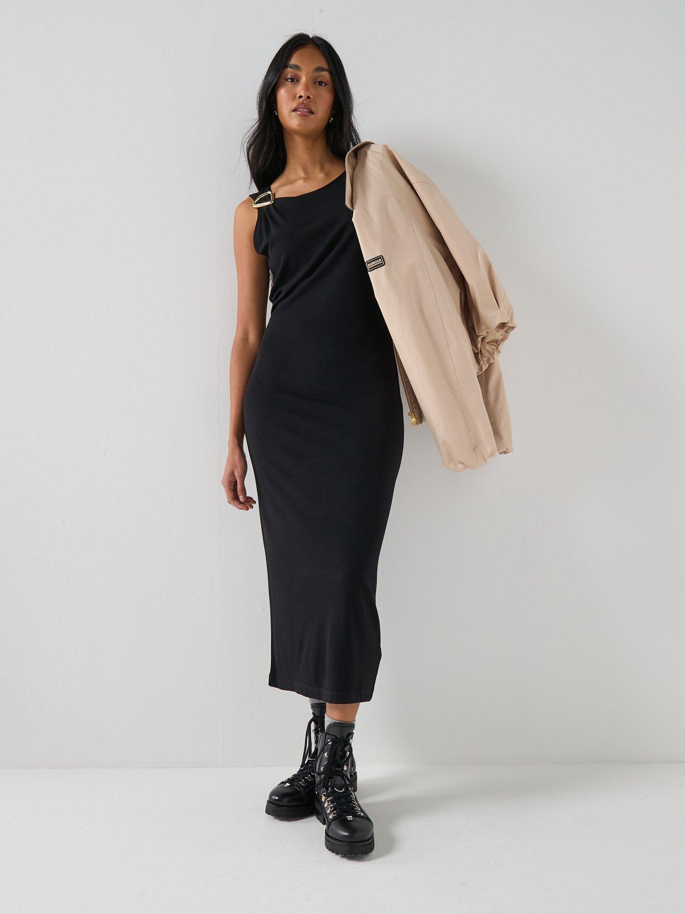 Image 3 of 6 of Barbour International BIntl Gigi Midi Dress - Black