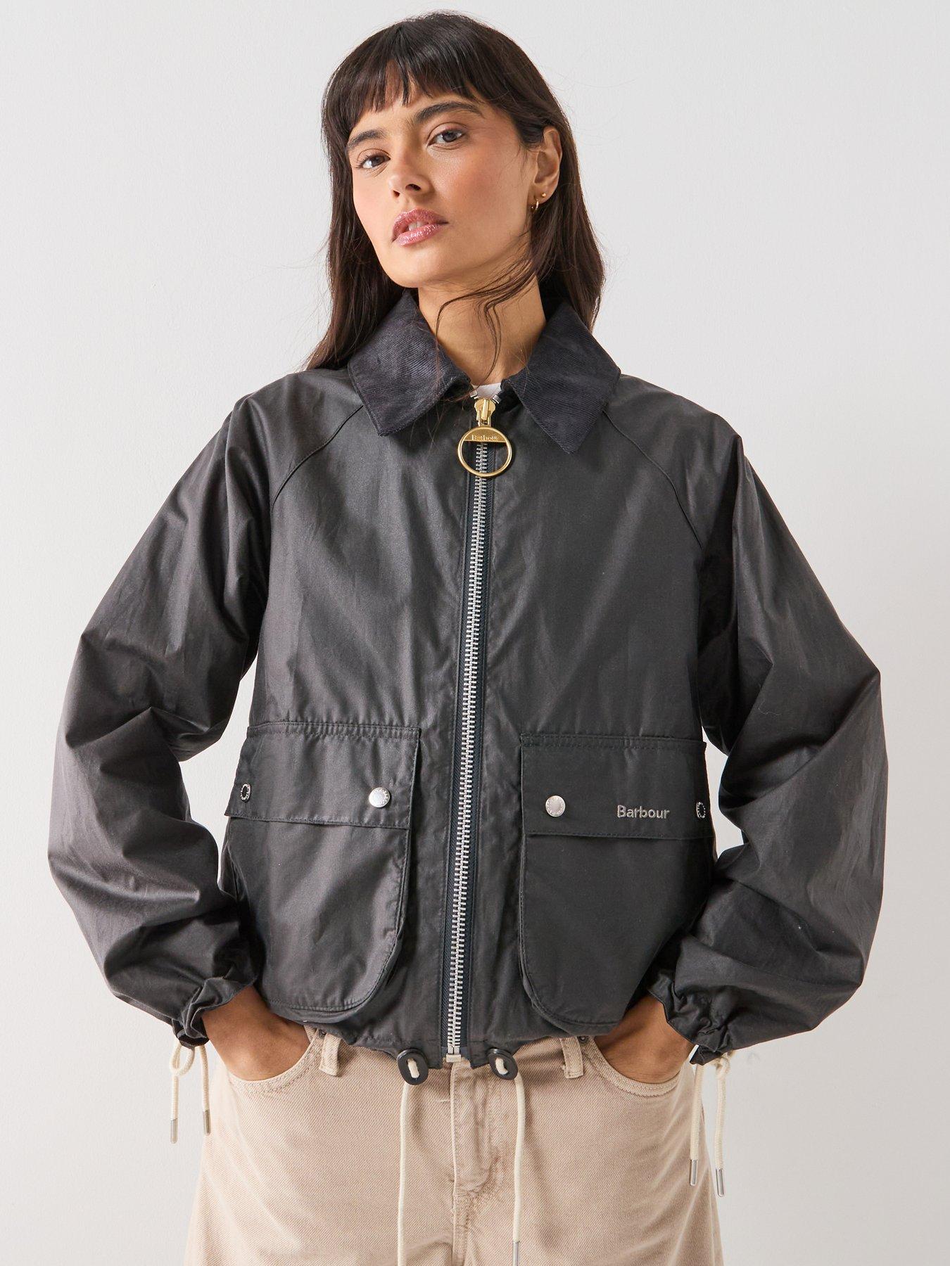 Barbour Marron Wax Jacket - Grey