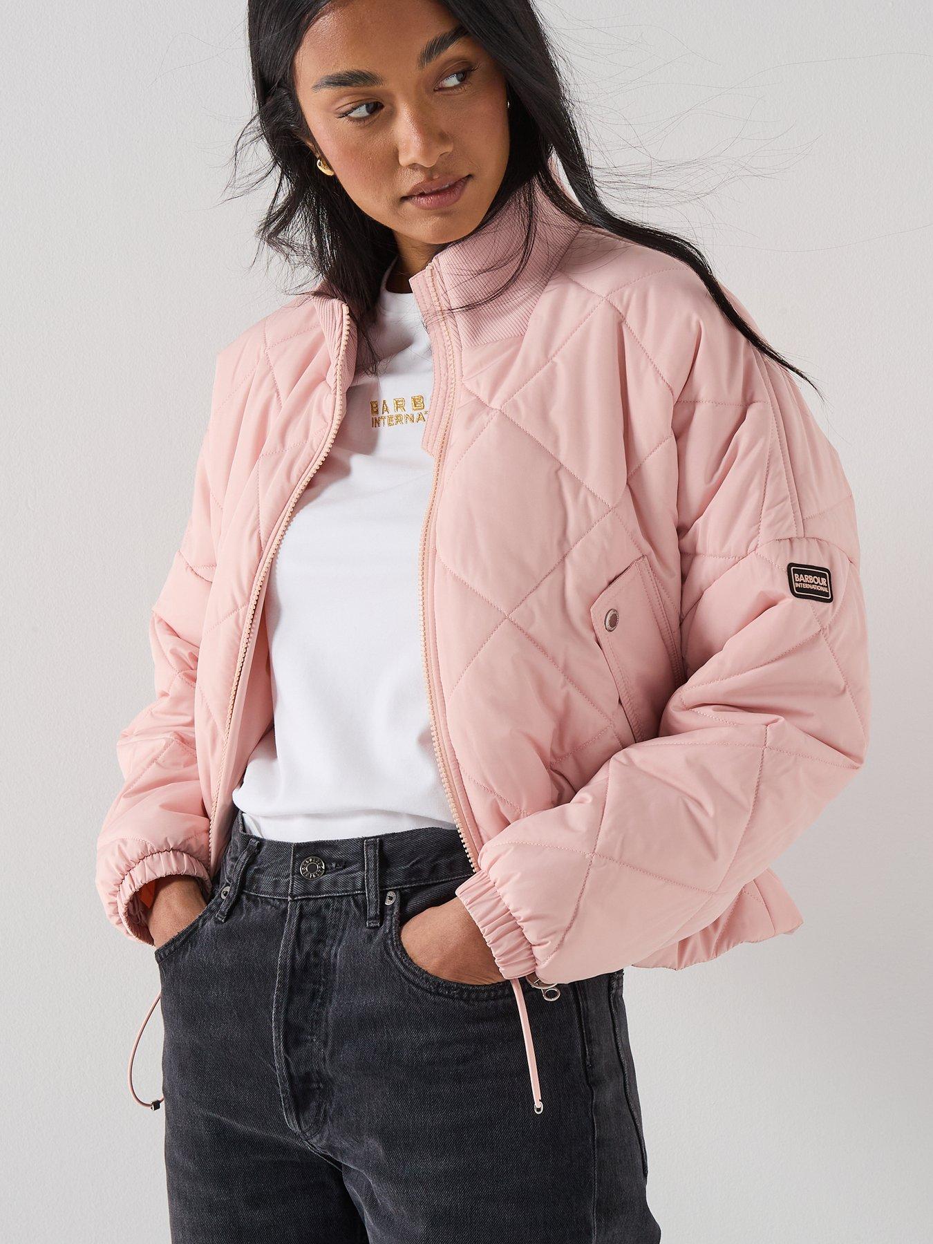 Image 5 of 6 of Barbour International B.intl Pagan Quilted Jacket - Pink