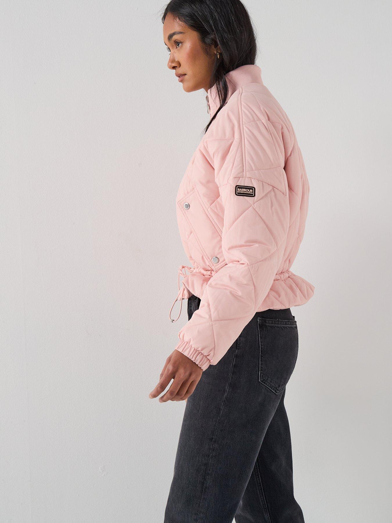 Image 6 of 6 of Barbour International B.intl Pagan Quilted Jacket - Pink