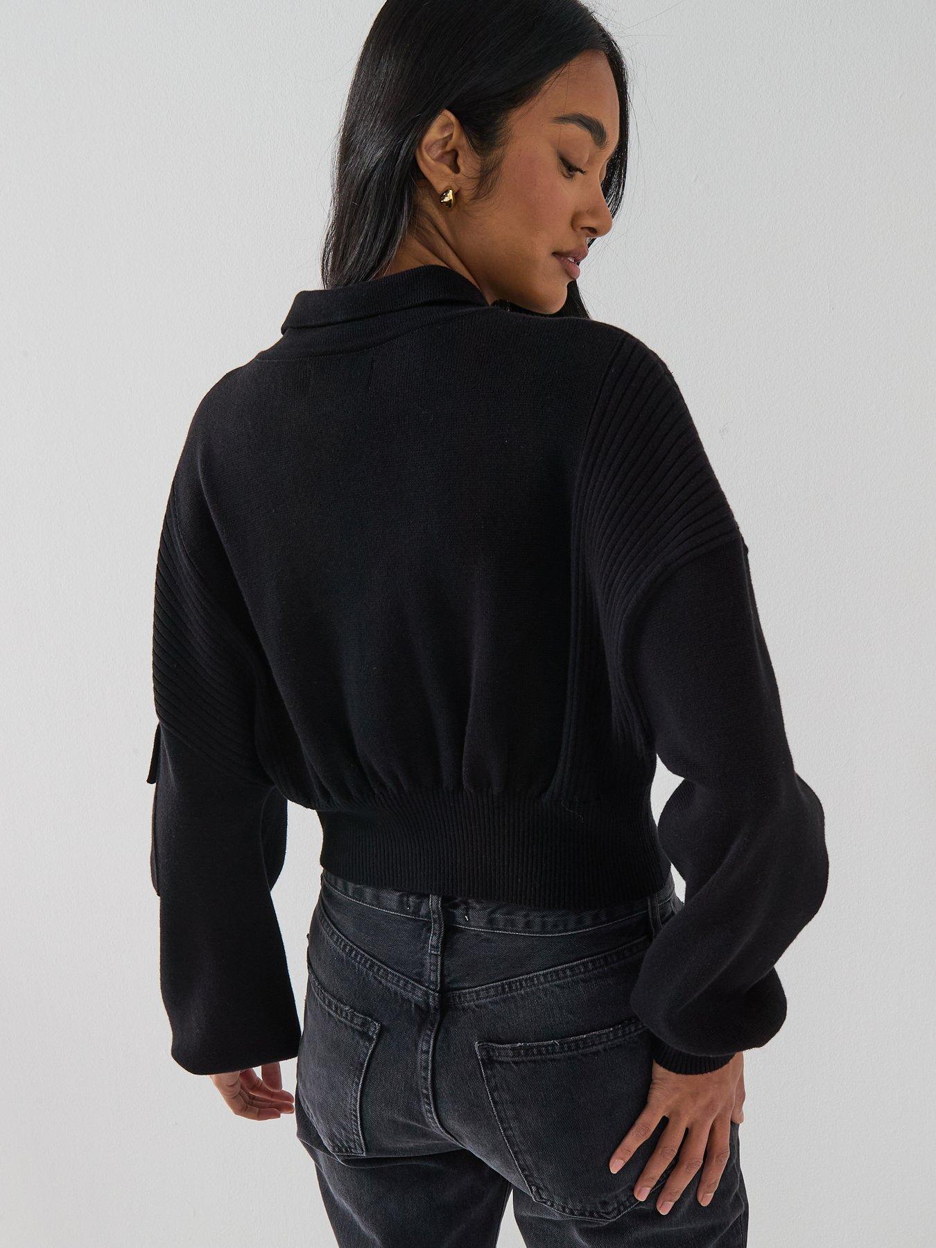 barbour-international-bintl-gigi-knitted-bomber-blackstillFront