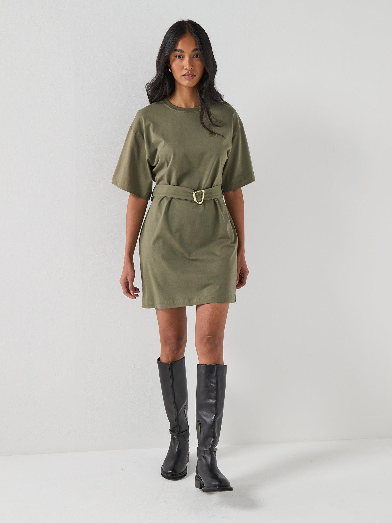 Image 3 of 6 of Barbour International Uma Mini Dress - Green