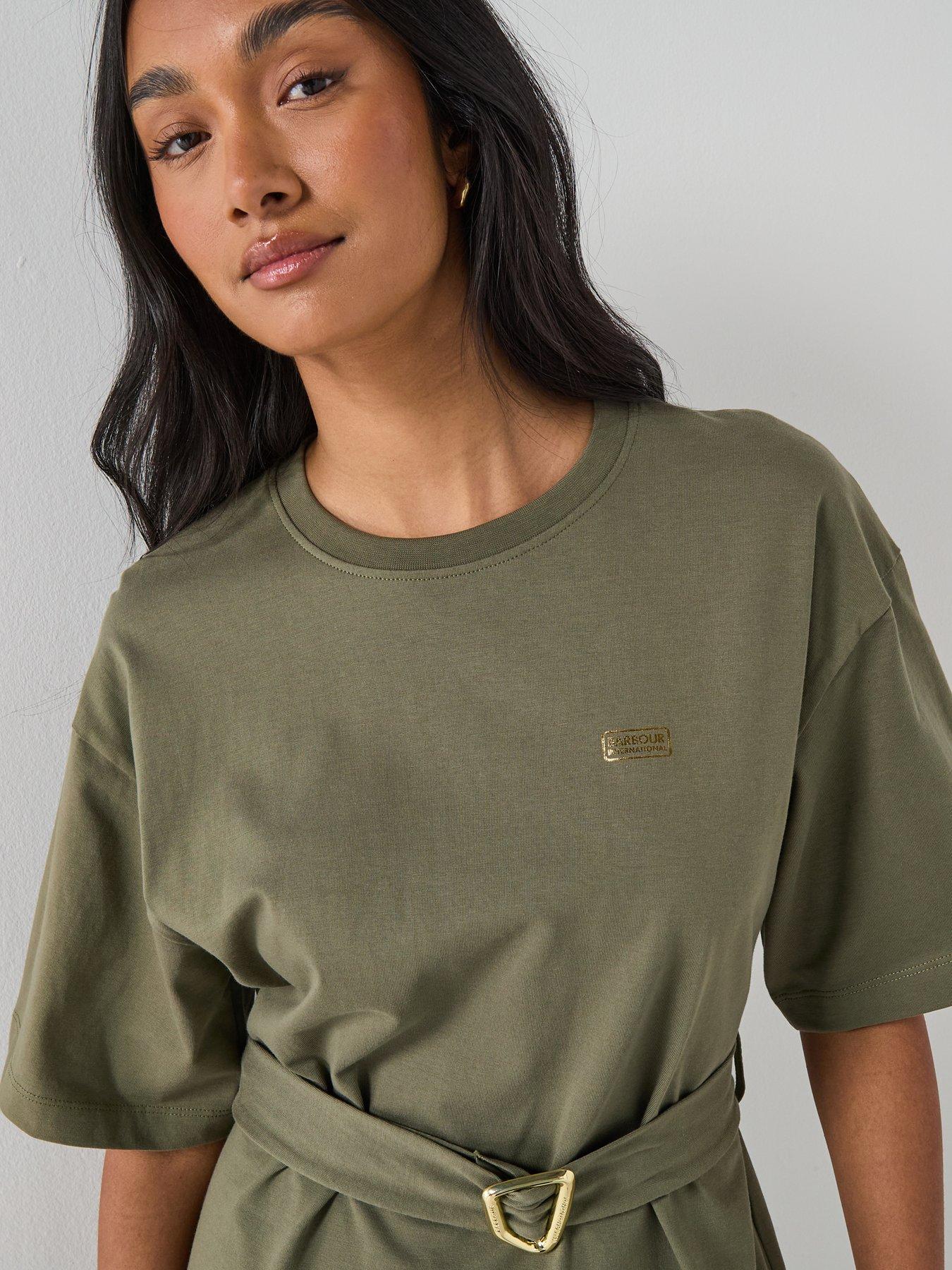 Image 4 of 6 of Barbour International Uma Mini Dress - Green
