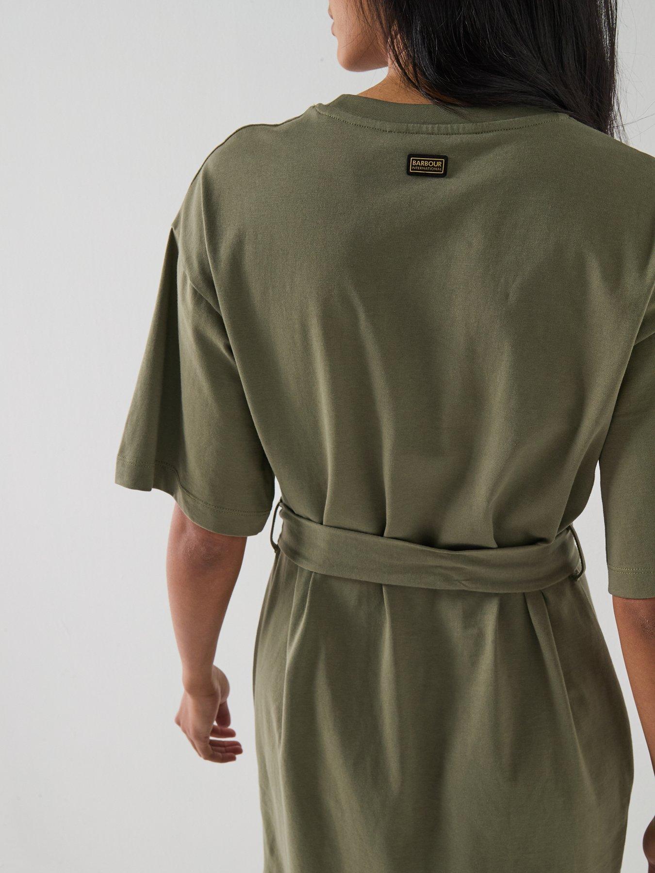 Image 6 of 6 of Barbour International Uma Mini Dress - Green