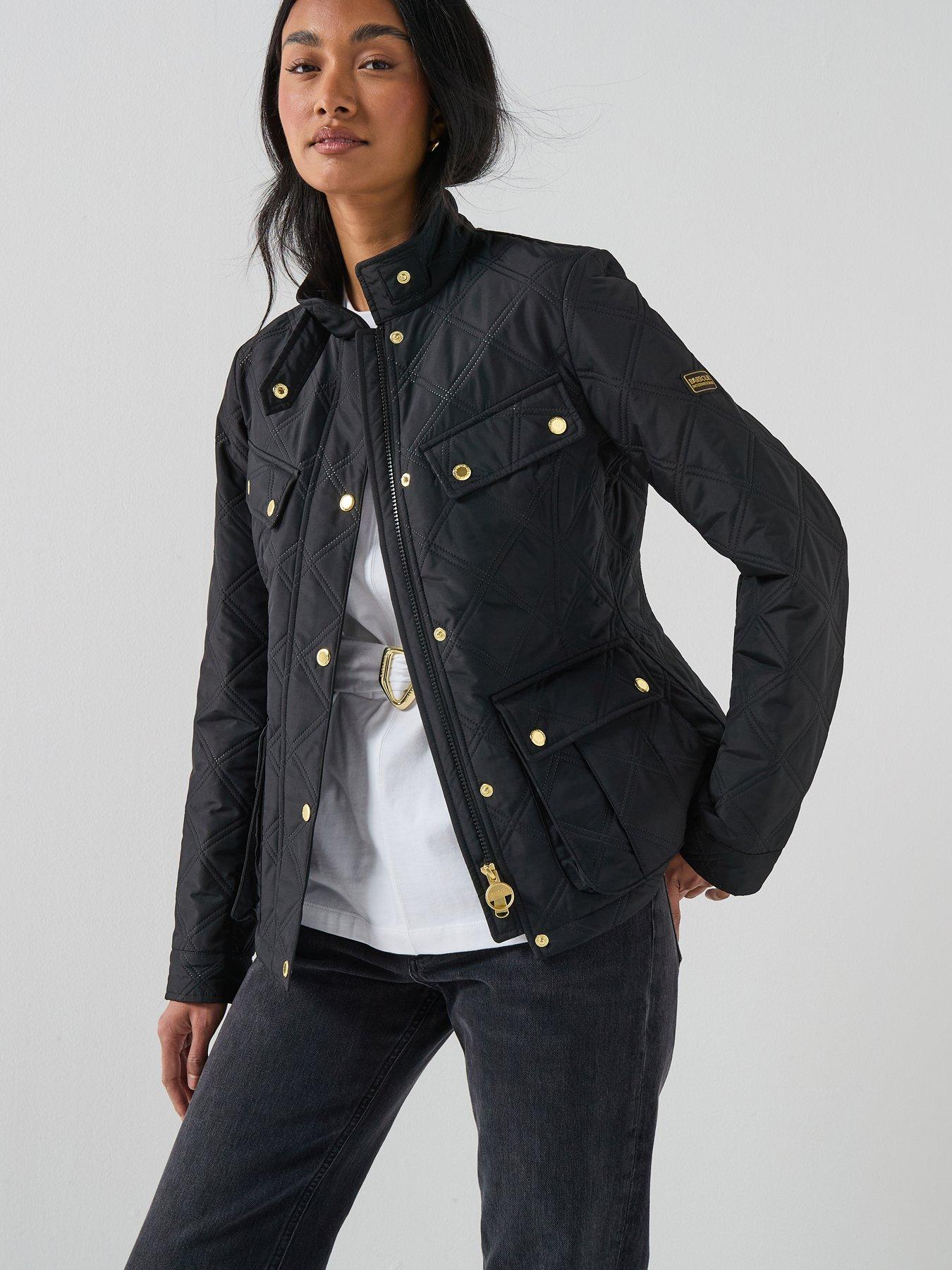Barbour International BIntl Halsey Quilted Jacket - Black