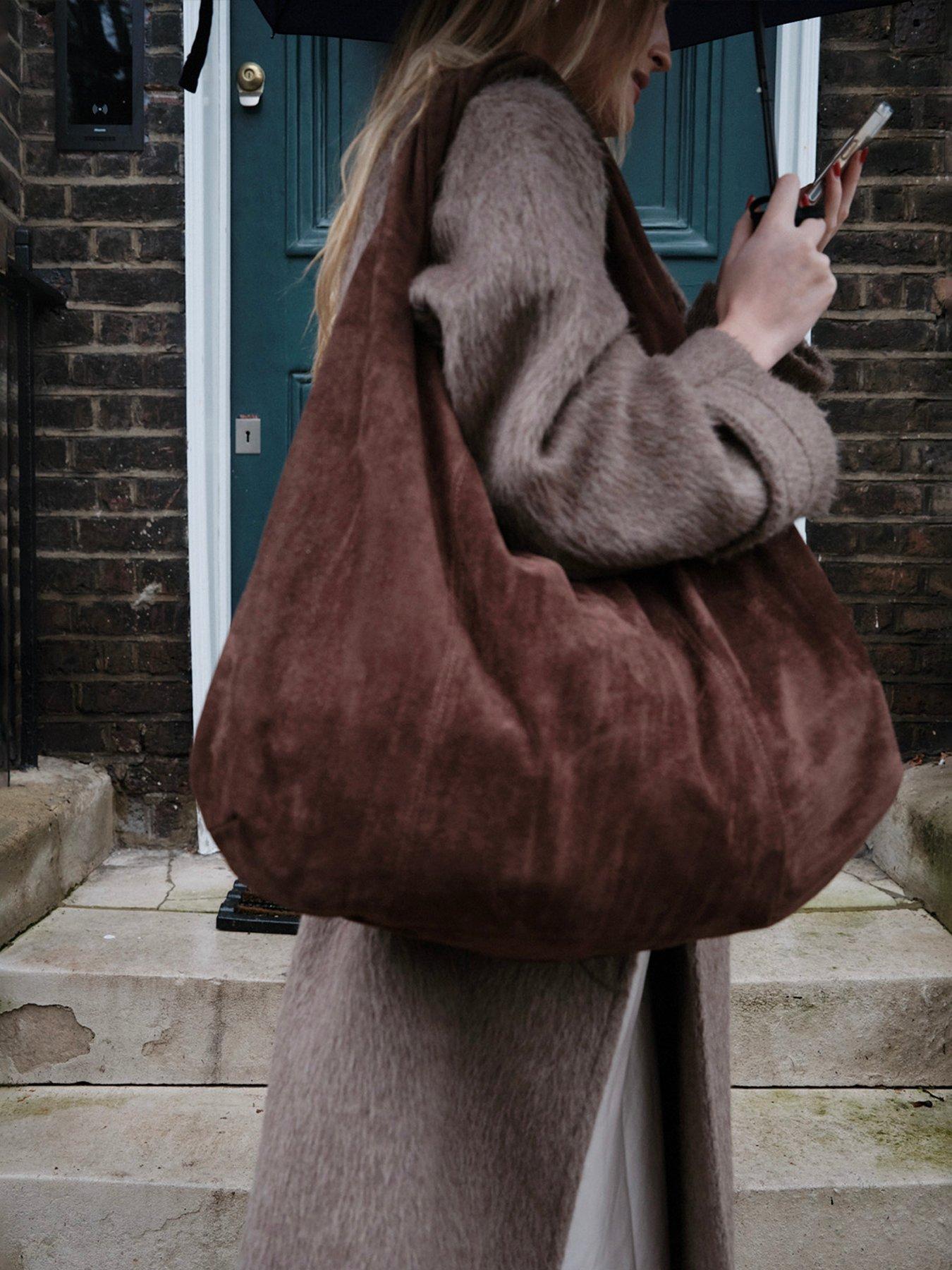 fenella-smith-chocolate-eva-oversized-totestillFront