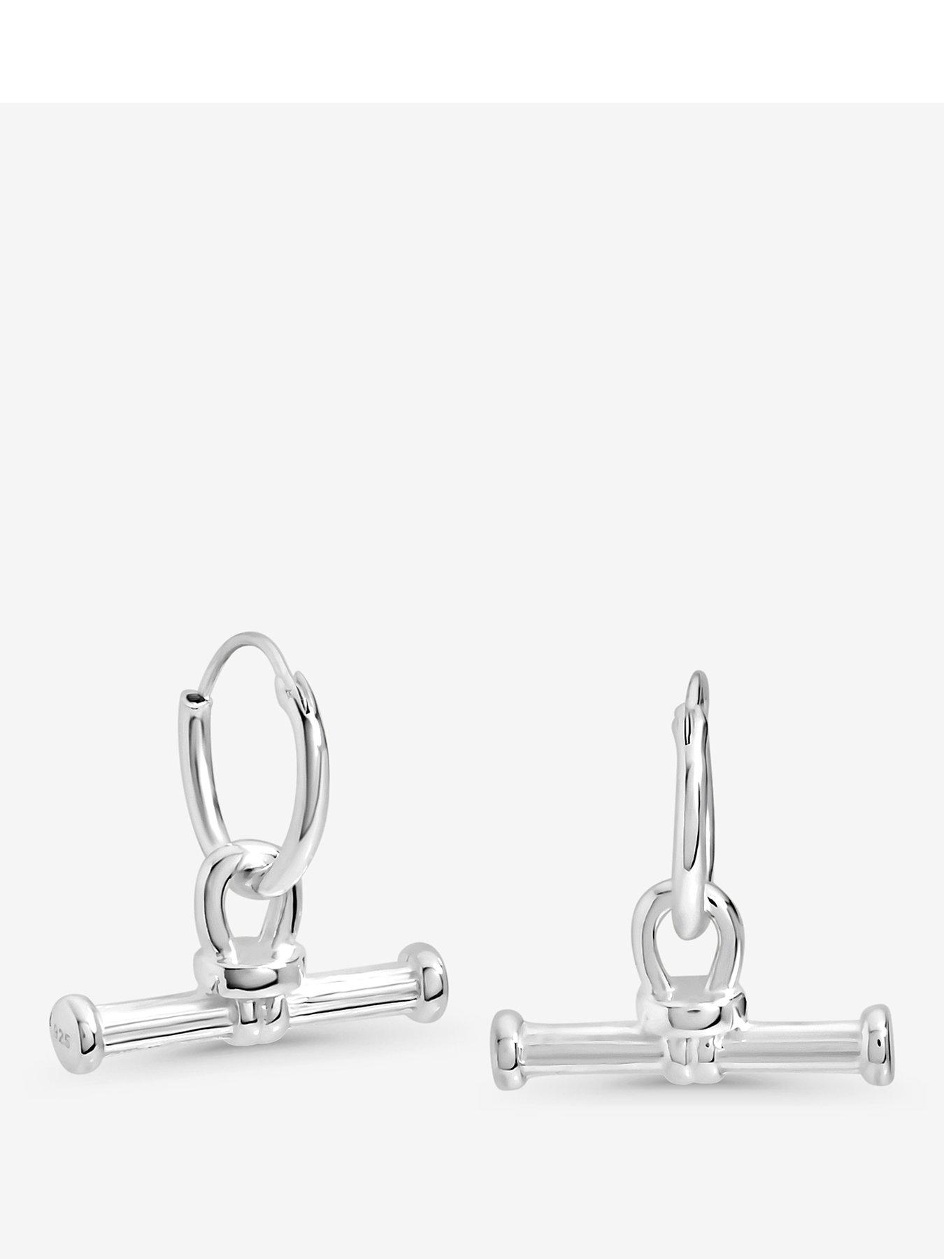 jon-richard-simply-silver-sterling-silver-925-polished-textured-t-bar-hoop-earrings