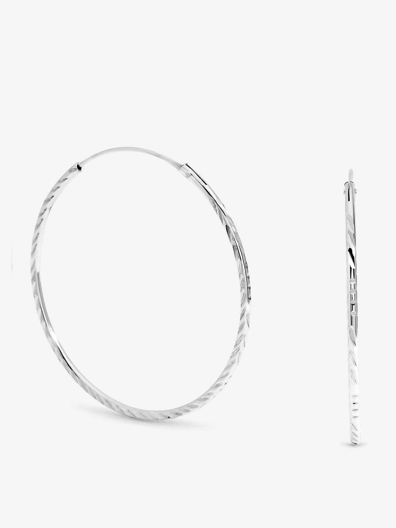 jon-richard-simply-silver-sterling-silver-925-polished-diamond-cut-sleeper-hoop-earrings