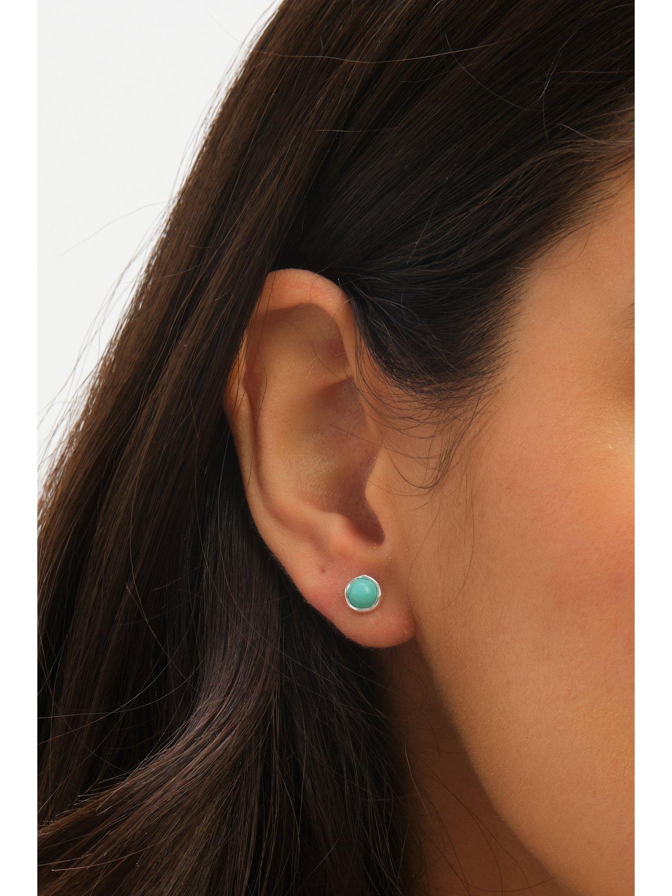 jon-richard-simply-silver-sterling-silver-925-polished-turquoise-stud-earringsoutfit
