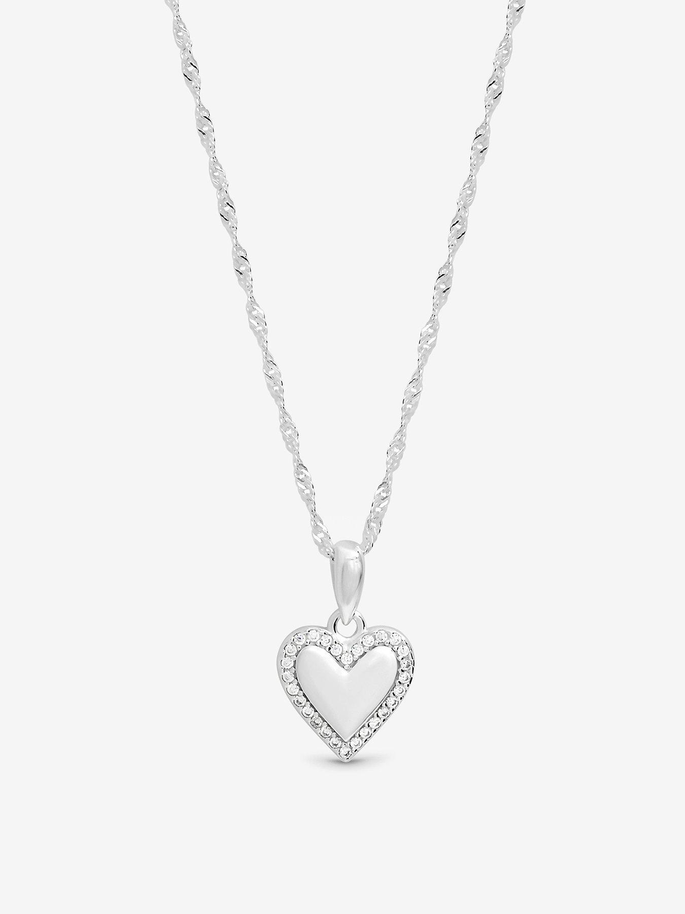 jon-richard-simply-silver-sterling-silver-925-polished-and-pave-heart-pendantfront