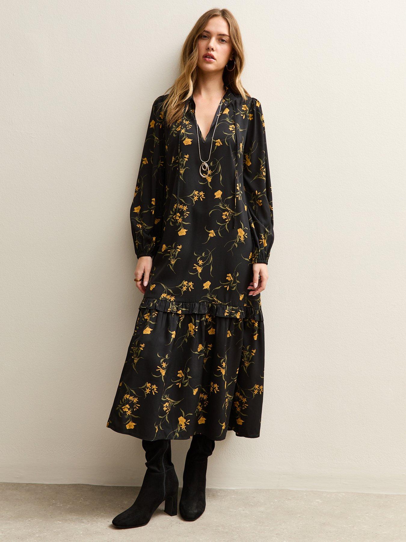denim midi dress styling Yasmin Denim Midi Dress