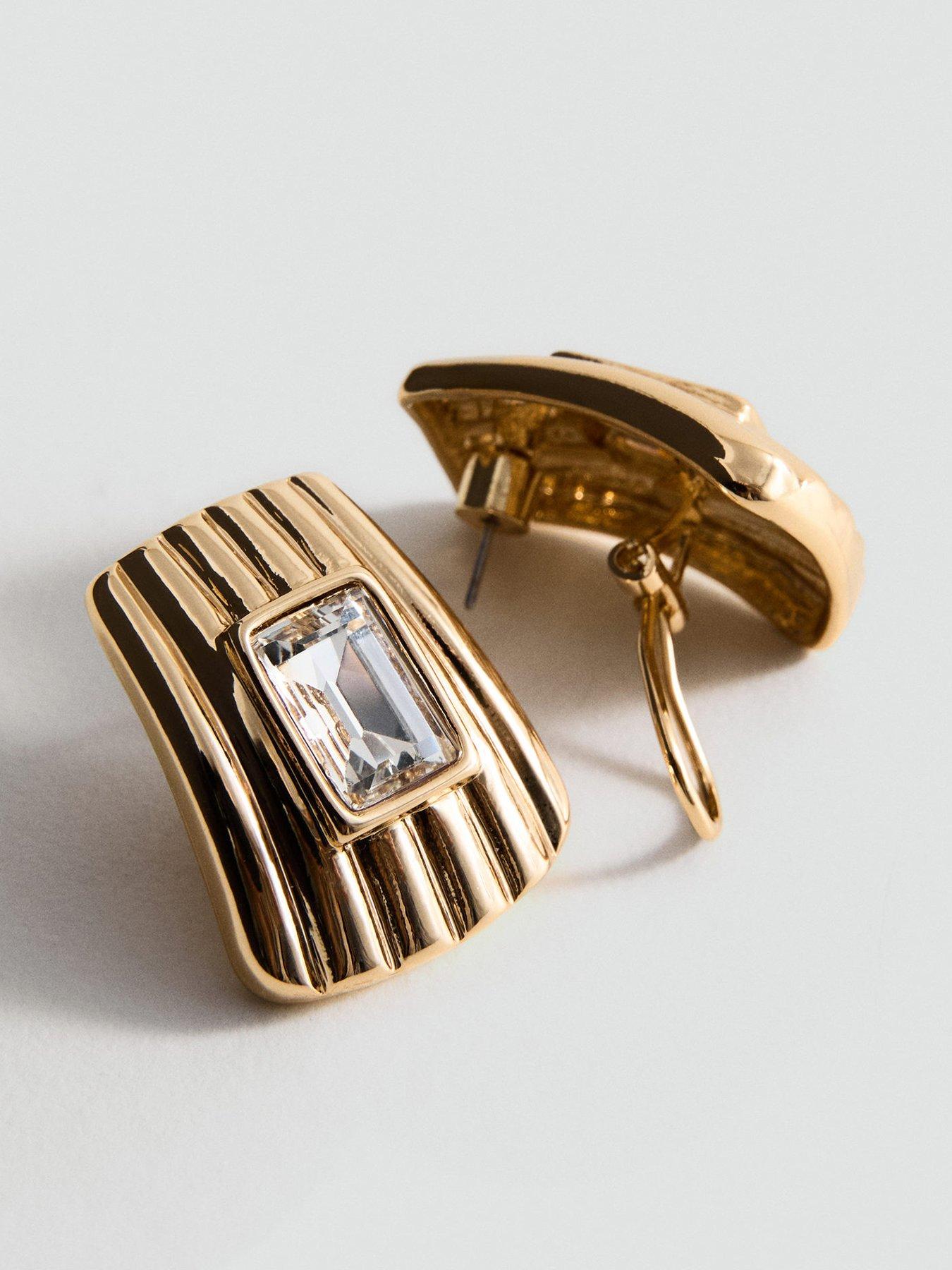 mango-gold-embellished-earrings