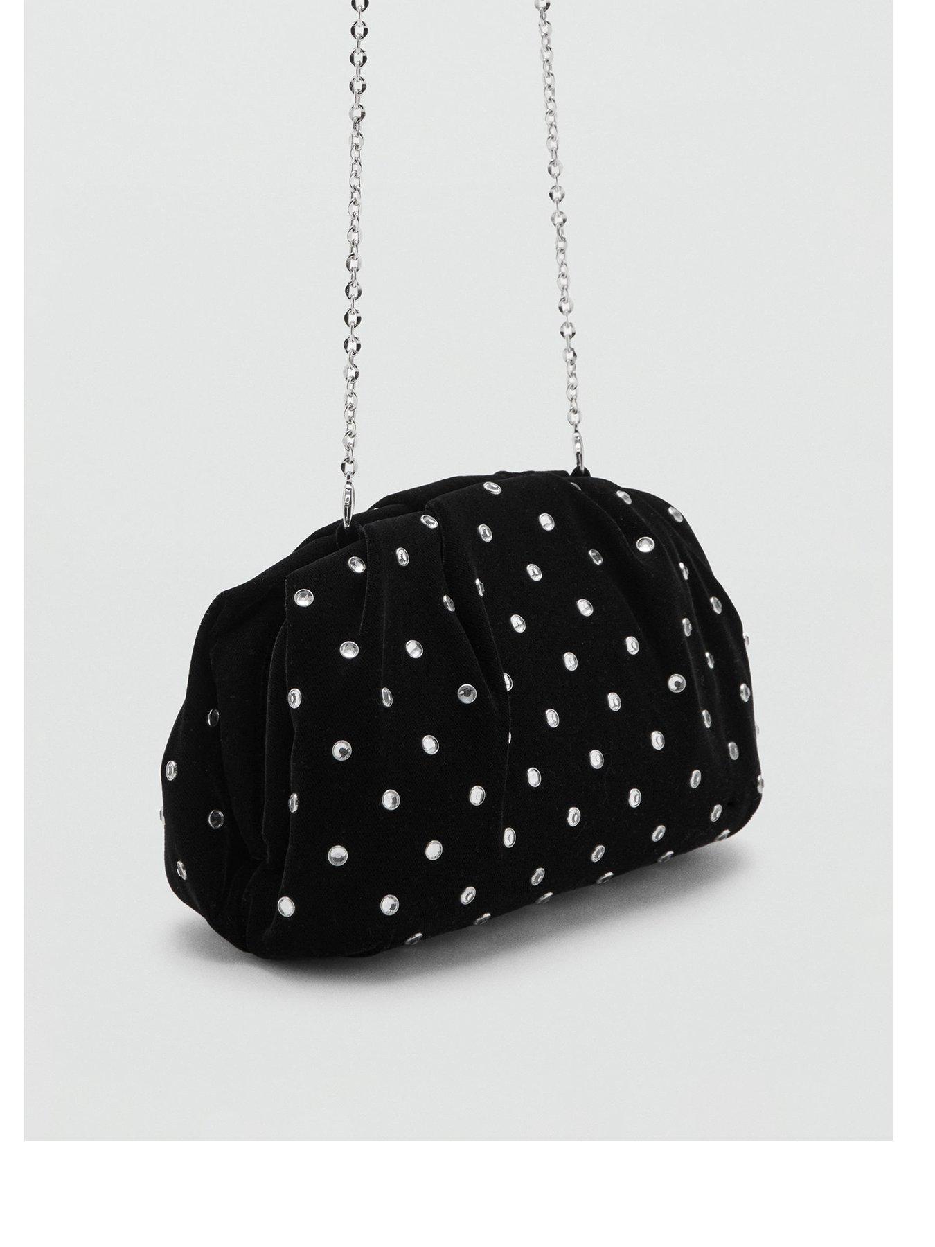 mango-velvet-clutch-with-rhinestones-black