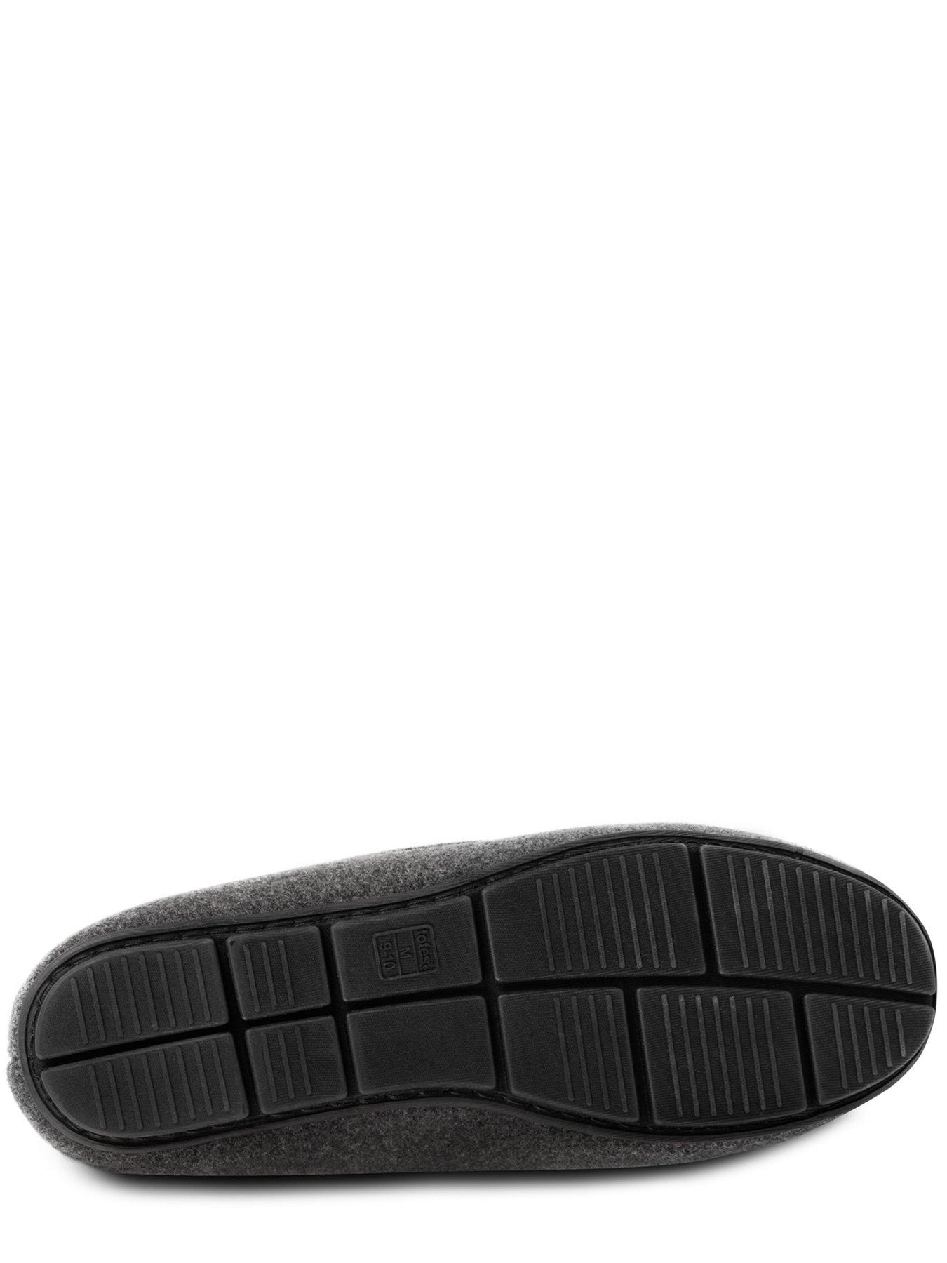 totes-toasties-mens-felt-moccasin-slipper-with-sherpa-lining-greydetail