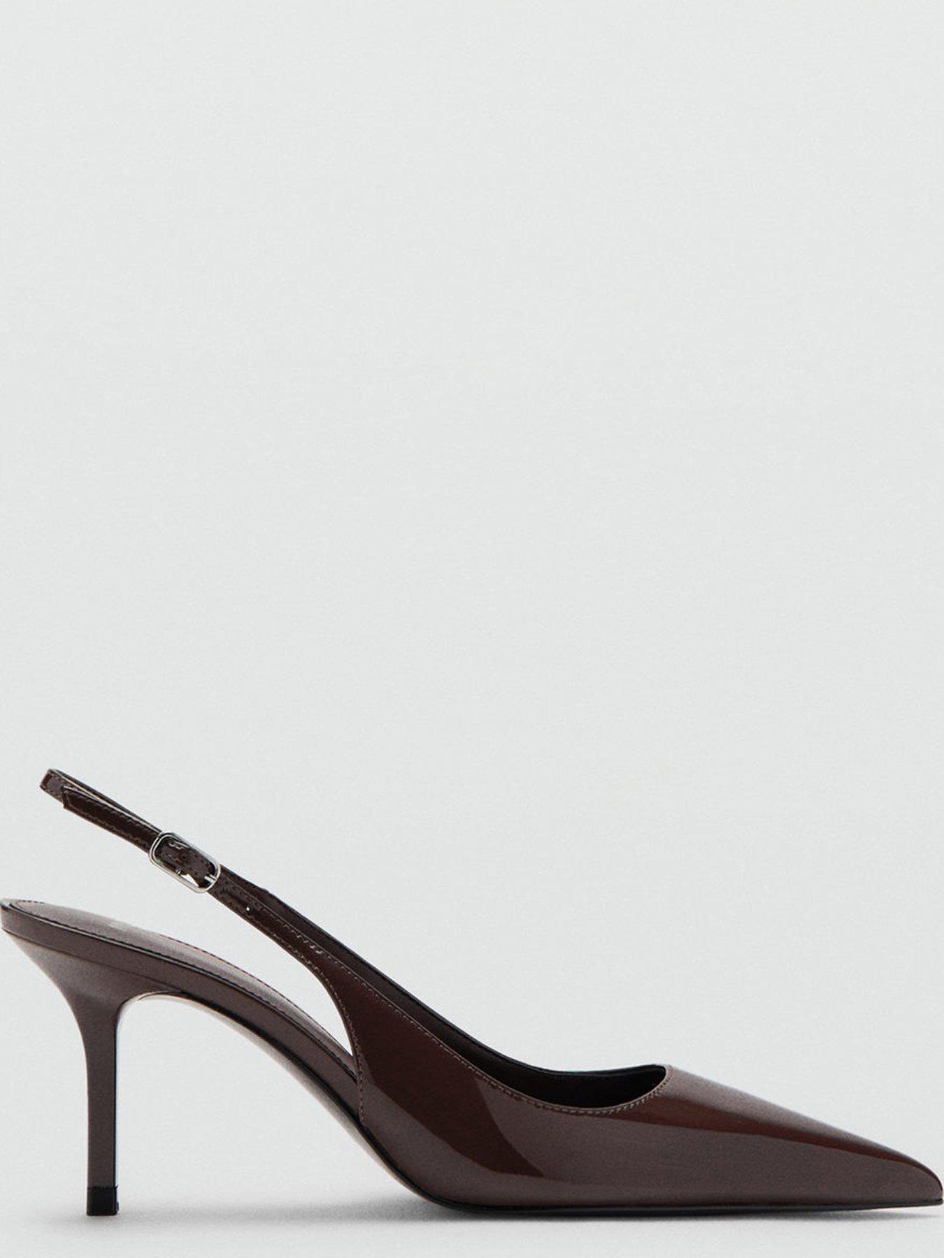 Image 4 of 6 of Mango Pointed Patient Court Shoe - Burgundy